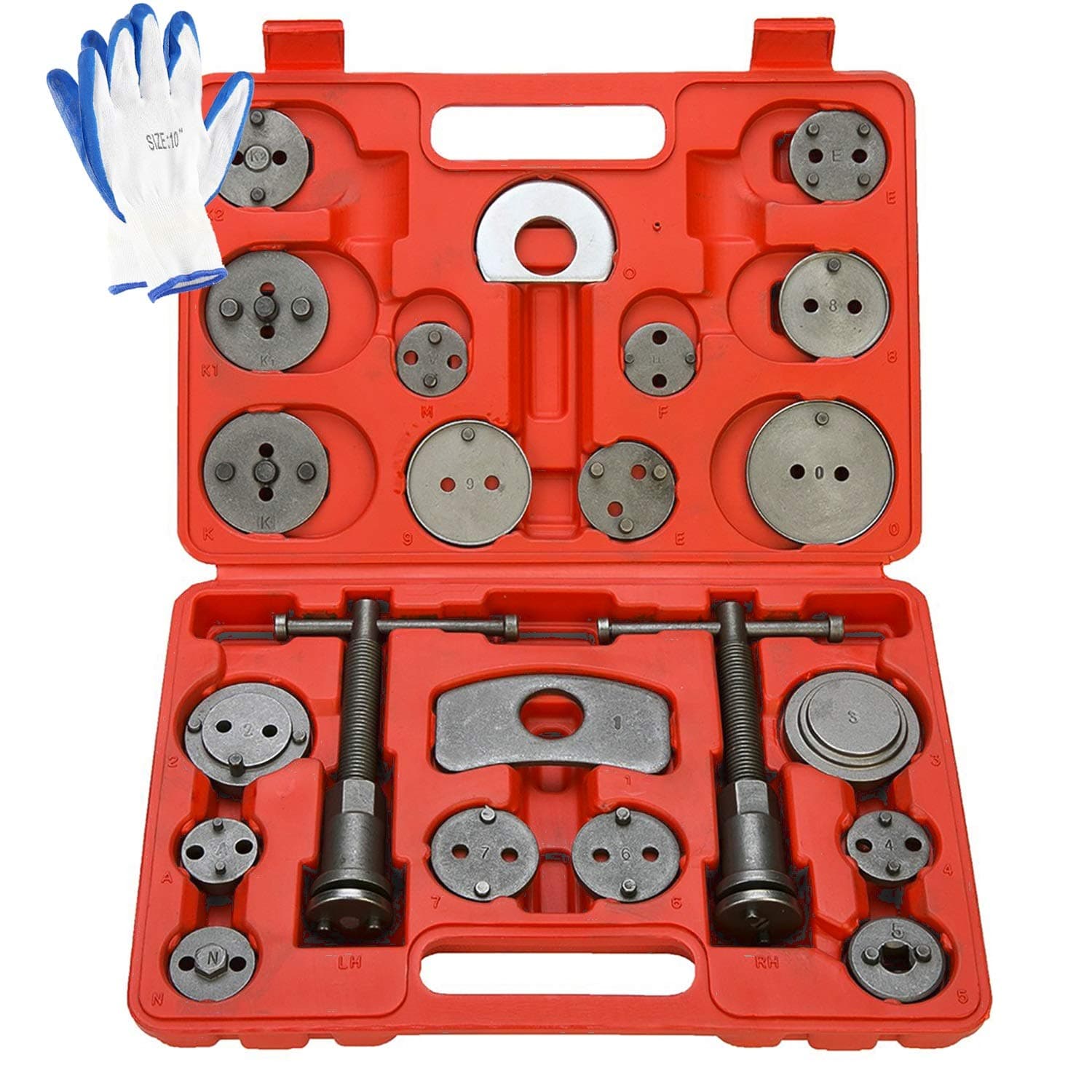 8MILELAKE Brake Caliper Wind Back Tool 22pc professional disc set