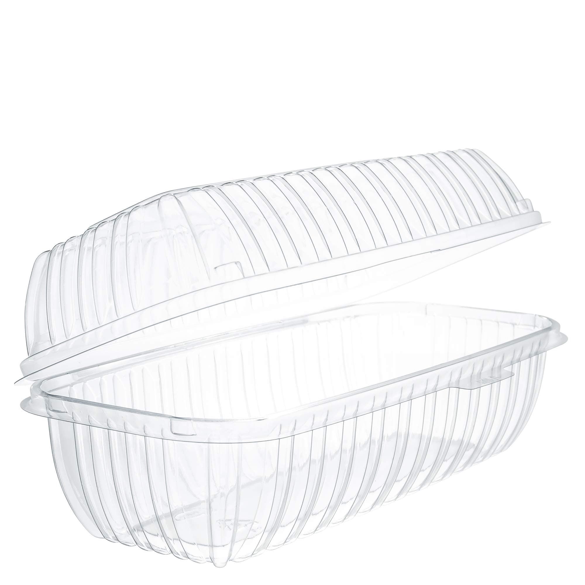 Dart C99HT1 OPS Hoagie Clear Hinged Container, 9.9 X 5.1 in (Case of 200)
