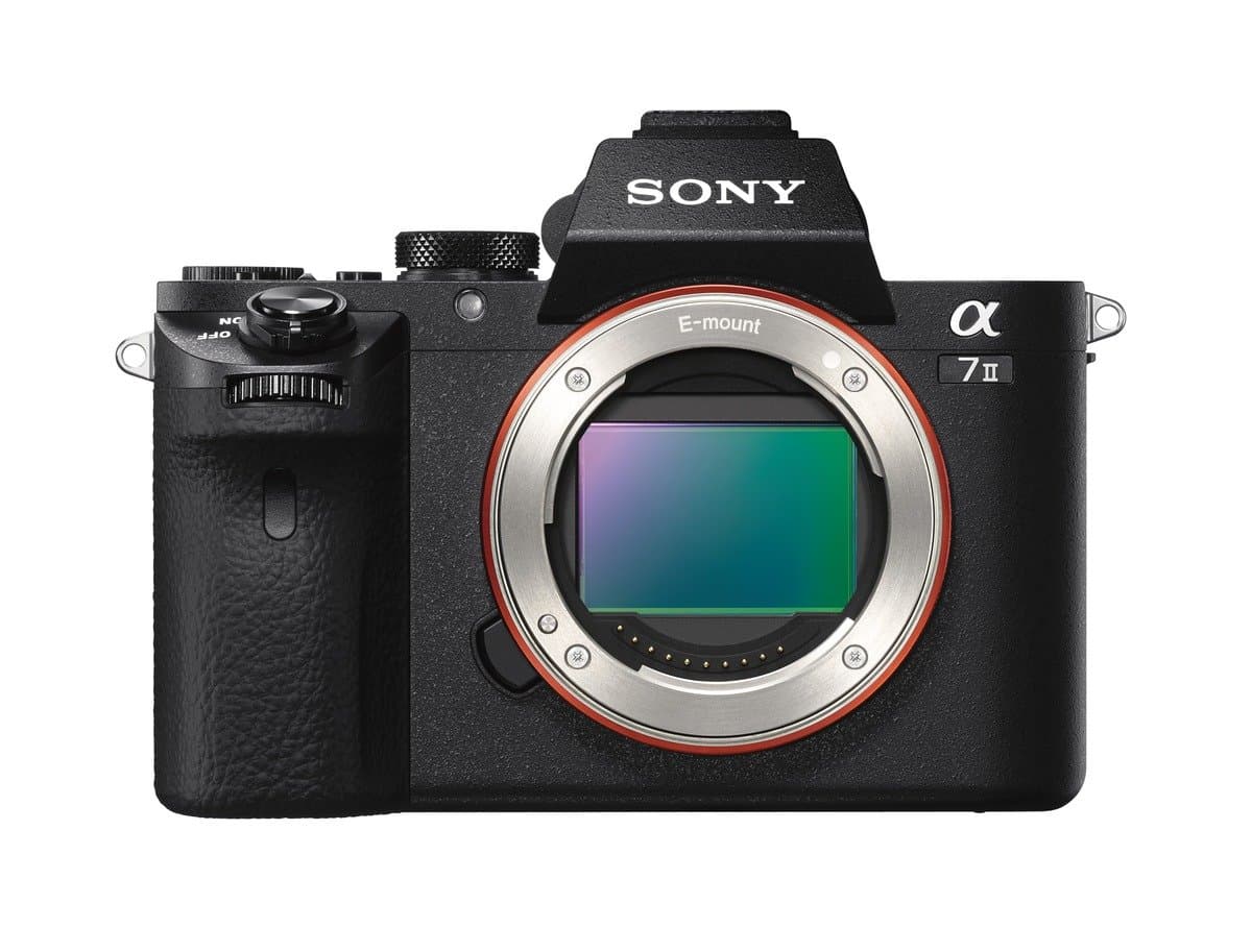 Alpha 7 II E-mount interchangeable lens mirrorless camera with full frame sensor