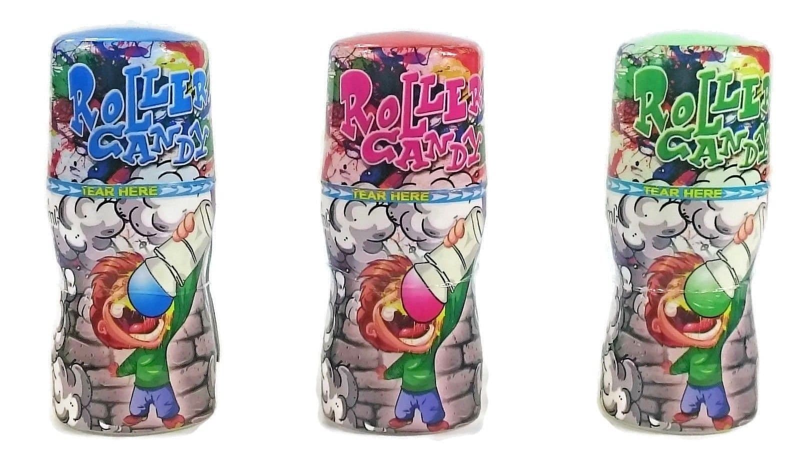 Roller Candy 40ml Liquid Mixed Fruit Sour Sweet Crazy Kids Tongue Rolly (Mix, 3)