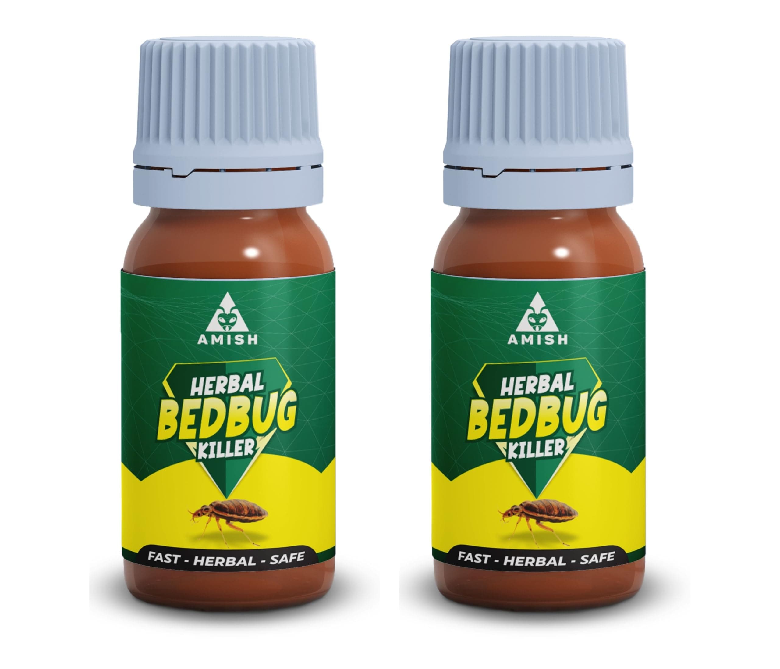 Amish Herbal Bed Bug Liquid 30ml (Pack of 2) | Makes 3L Spray | Eliminates Be...
