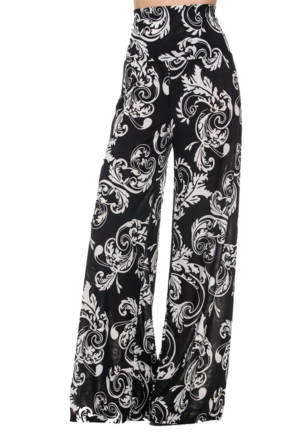 2LUV Plus Women's High Waisted Plus Palazzo Pants