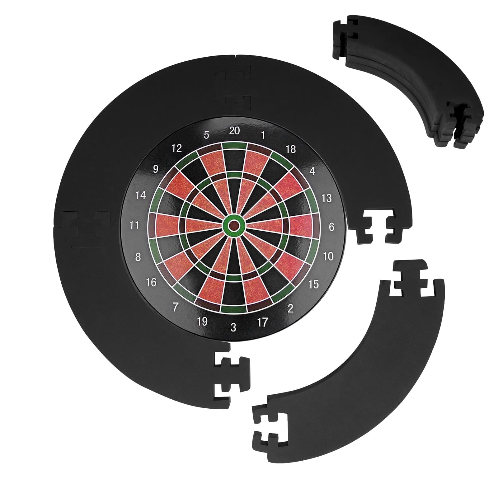Dart Board Surround - Protective PU Dart Target Retainer for All Standard Size Dartboards