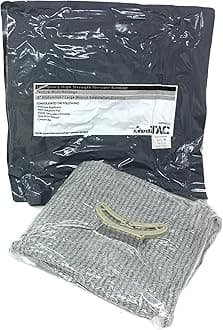 MediTac Emergency High Strength Pressure Bandage Trauma Wound Dressing Hemostatic Control Bandage for Amputation, Abdominal and Large Wound Area with 12” x 12” Pad – 8” Bandage