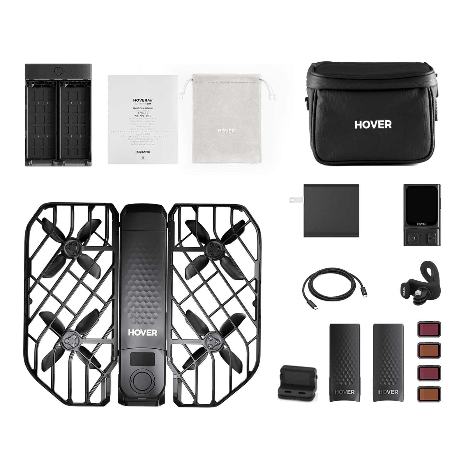 X1 PRO Action Cam Steering Wheel, 4K Foldable Drone with 10+ Fully Automatic Flight Modes, 42 KM/H Following Speed, Fly Anywhere with OmniTerrain(Cycling Combo)