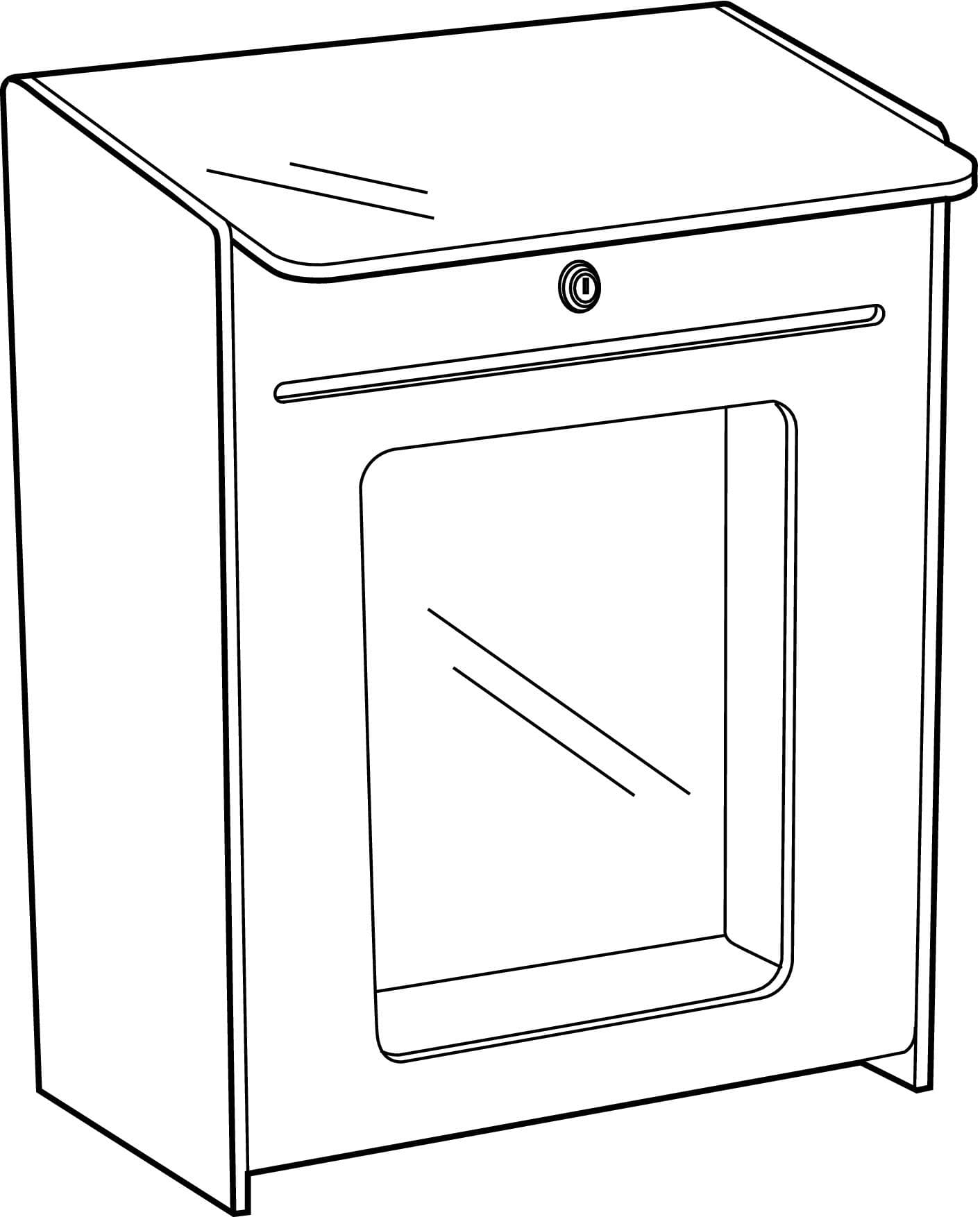 Wrights Plastics GPX Outdoor Suggestion Box- Lockable