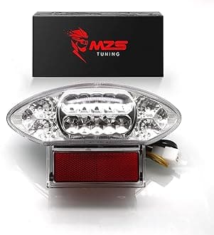 Motorcycle Tail Light LED Integrated Turn Signal Blinker Clear Compatible with HAYABUSA GSX1300R GSXR1300 1999-2007 / GSX600 GSX600F GSX750 GSX750F 2003-2006