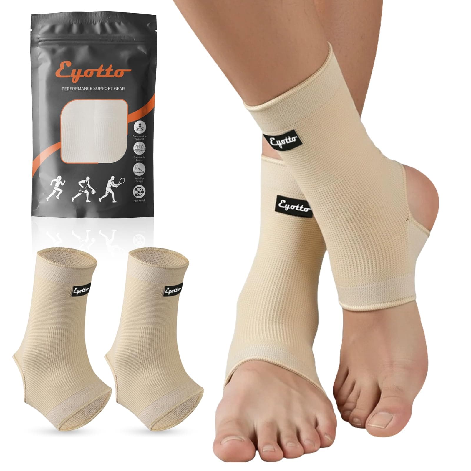 eYotto 1 Pair ankle sleeves