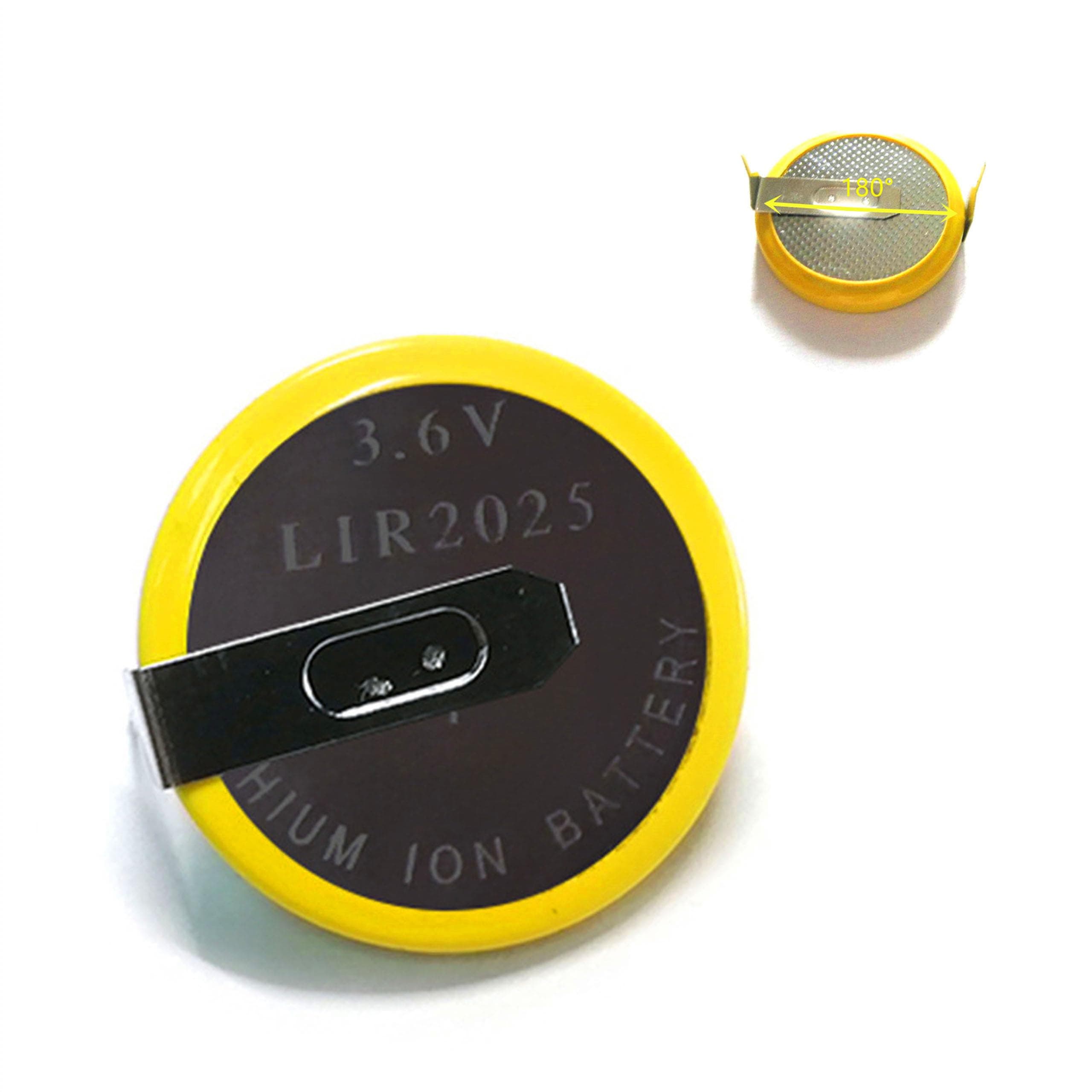 Replacement for LIR2025 Battery for BMW Mini/3 5 7 Series M3 M5 M6 Z3 Z4 Z8 E81 E46 E39 E63 E38 E83 E53 E36 E85 1996-2012 Keyless Entry Remote Smart Car Key Fob Shell (180 Degree Leg-A)