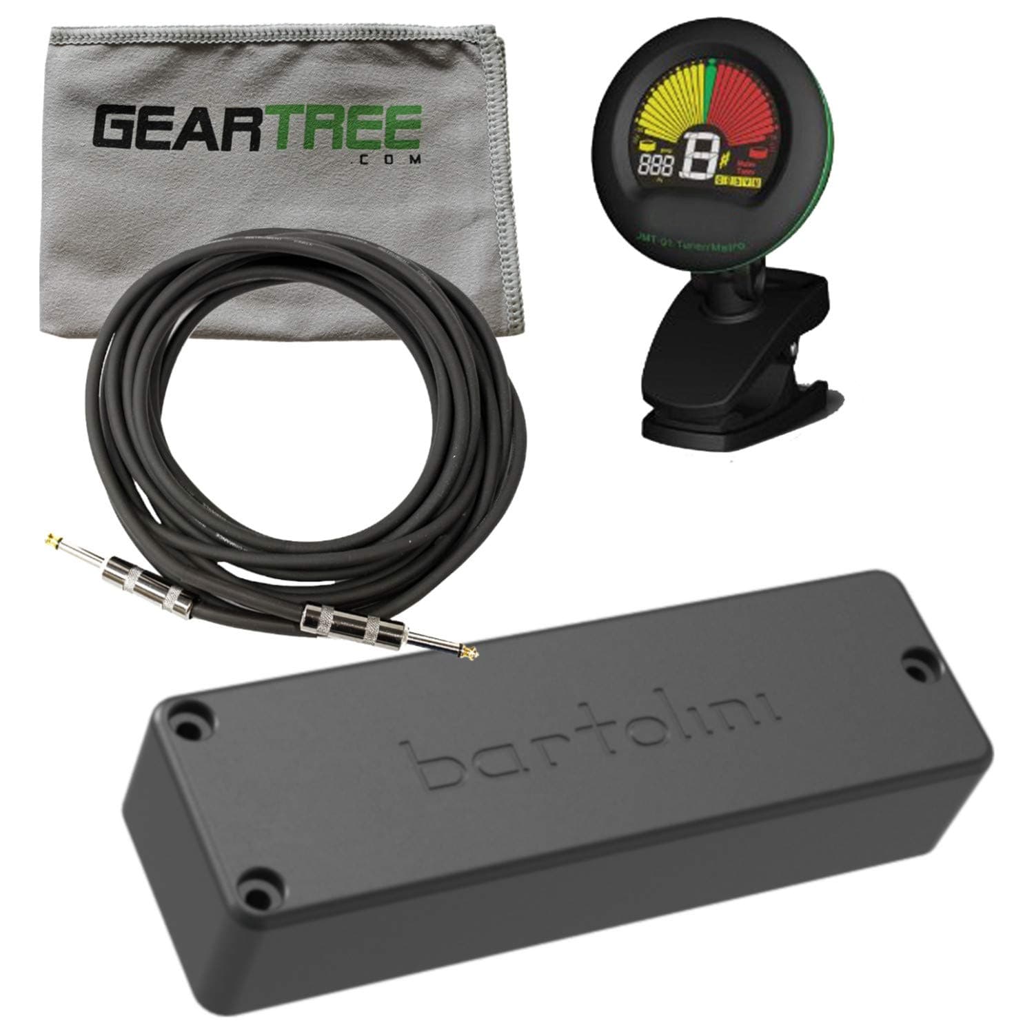 Set of Bartolini MK4CBC-B 4-String MK Soapbar Pickups Classic Bass Dual Coil w/