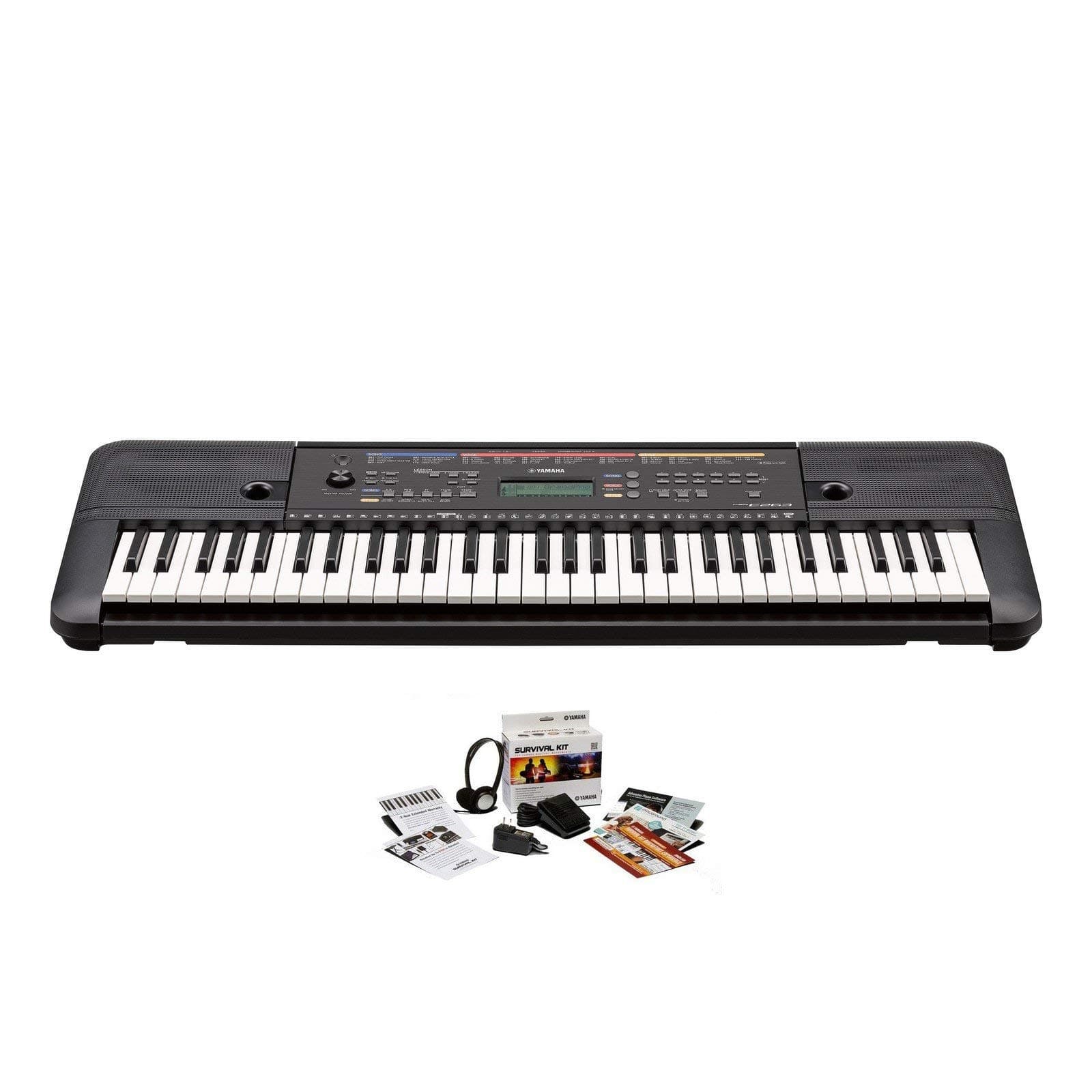 PSR-E263 KIT, 61 Key Portable Keyboard with SK B2 Kit