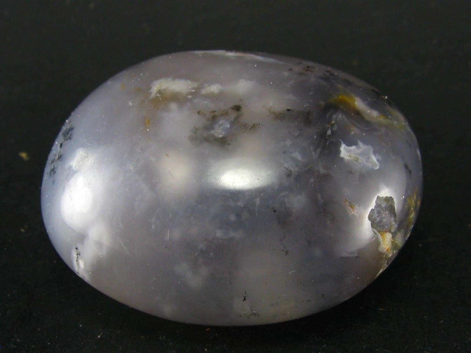 Merlinite Moss Agate Stone From Brazil - 1.8"