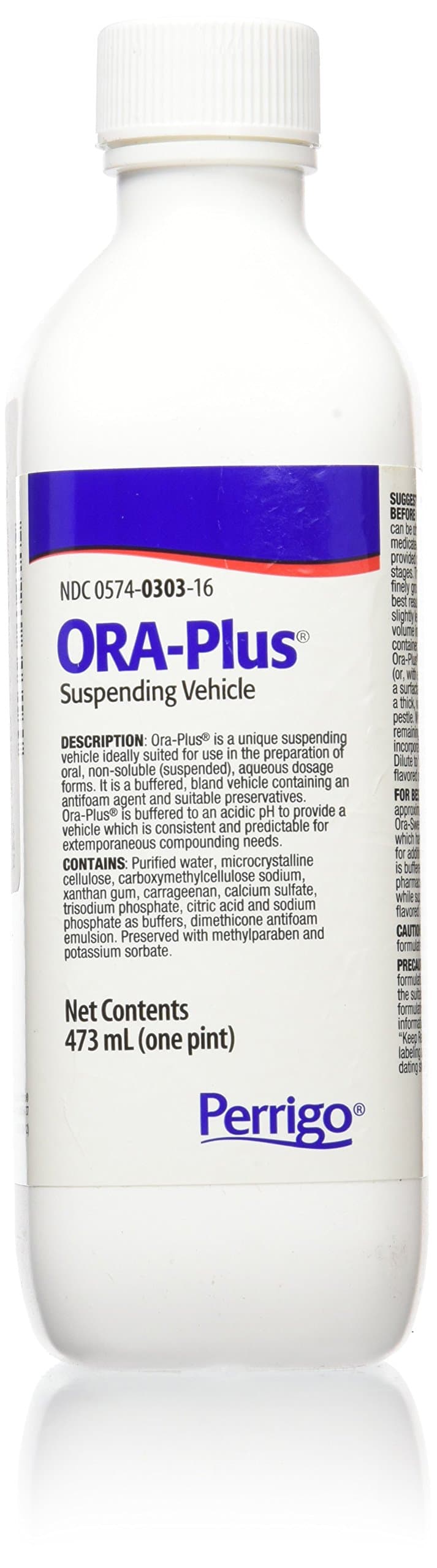 Ora-Plus Oral Suspending Vehicle By Paddock - 16 Oz