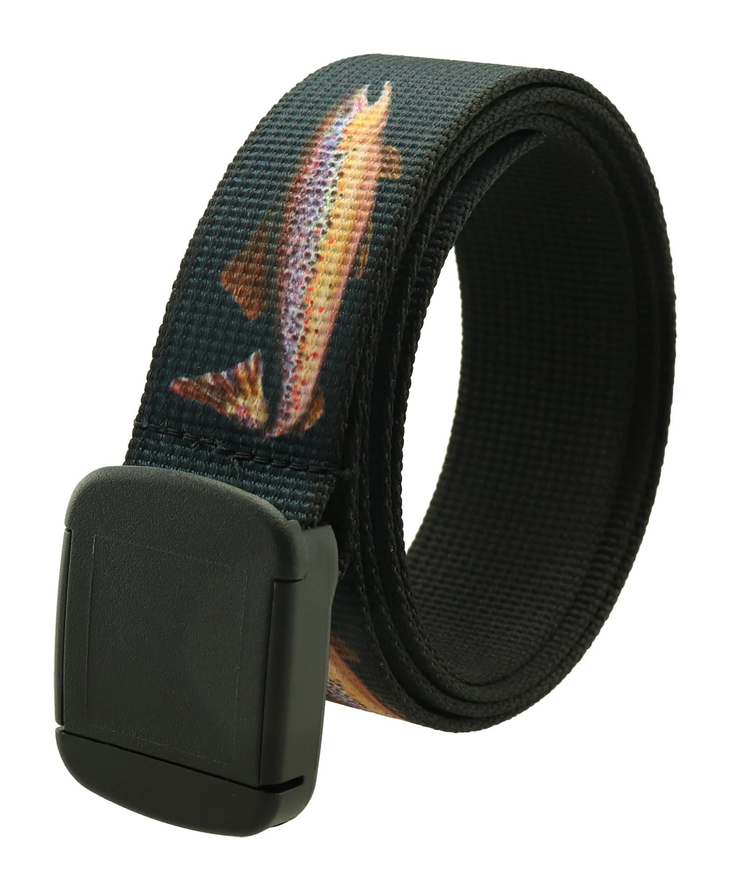 Fish Pattern Metal Free Hiker Web Belts