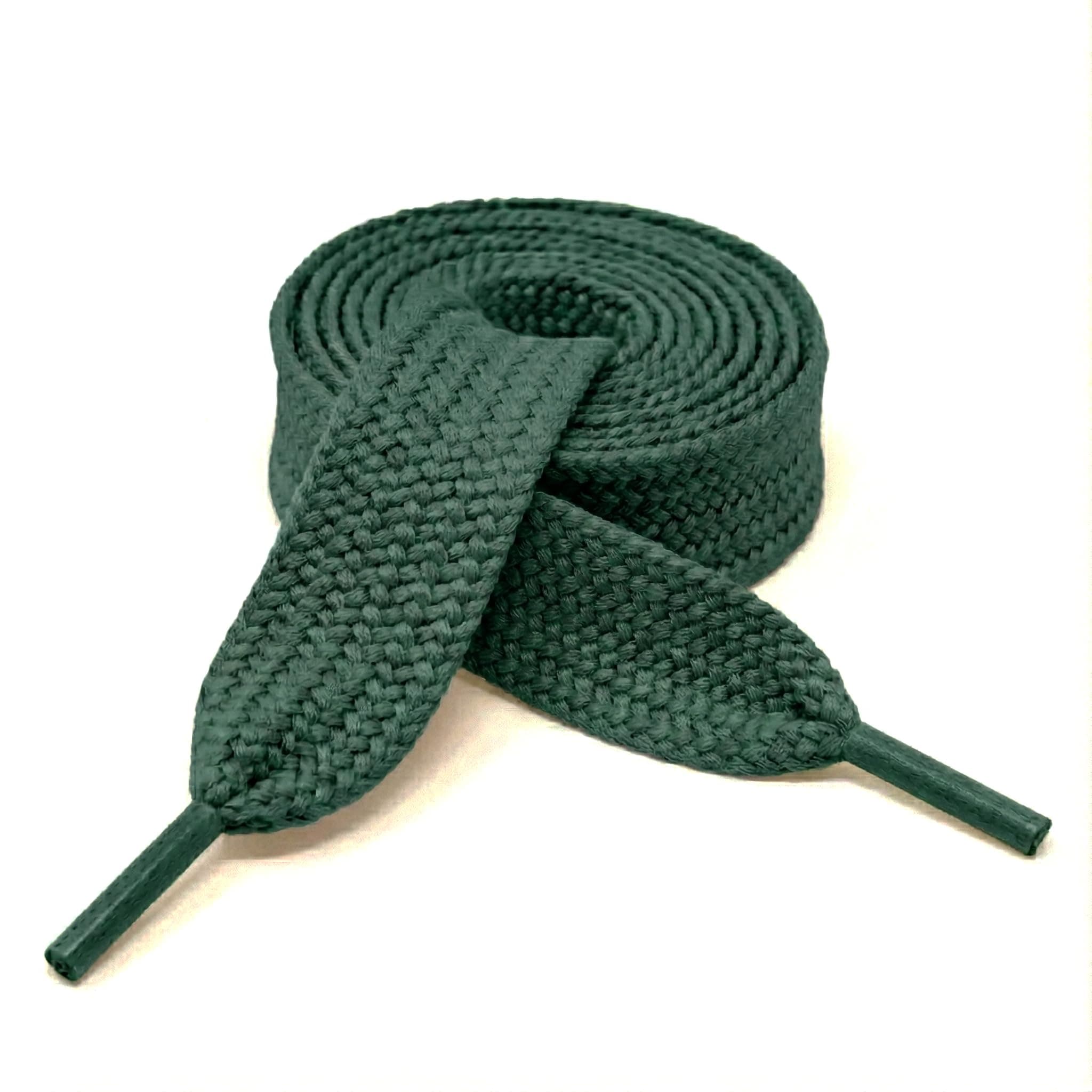 Thick Flat 3/4" Wide Shoelaces Solid Color Strings for All Shoe Types - Chunky Fat Laces for Sneakers, Boots