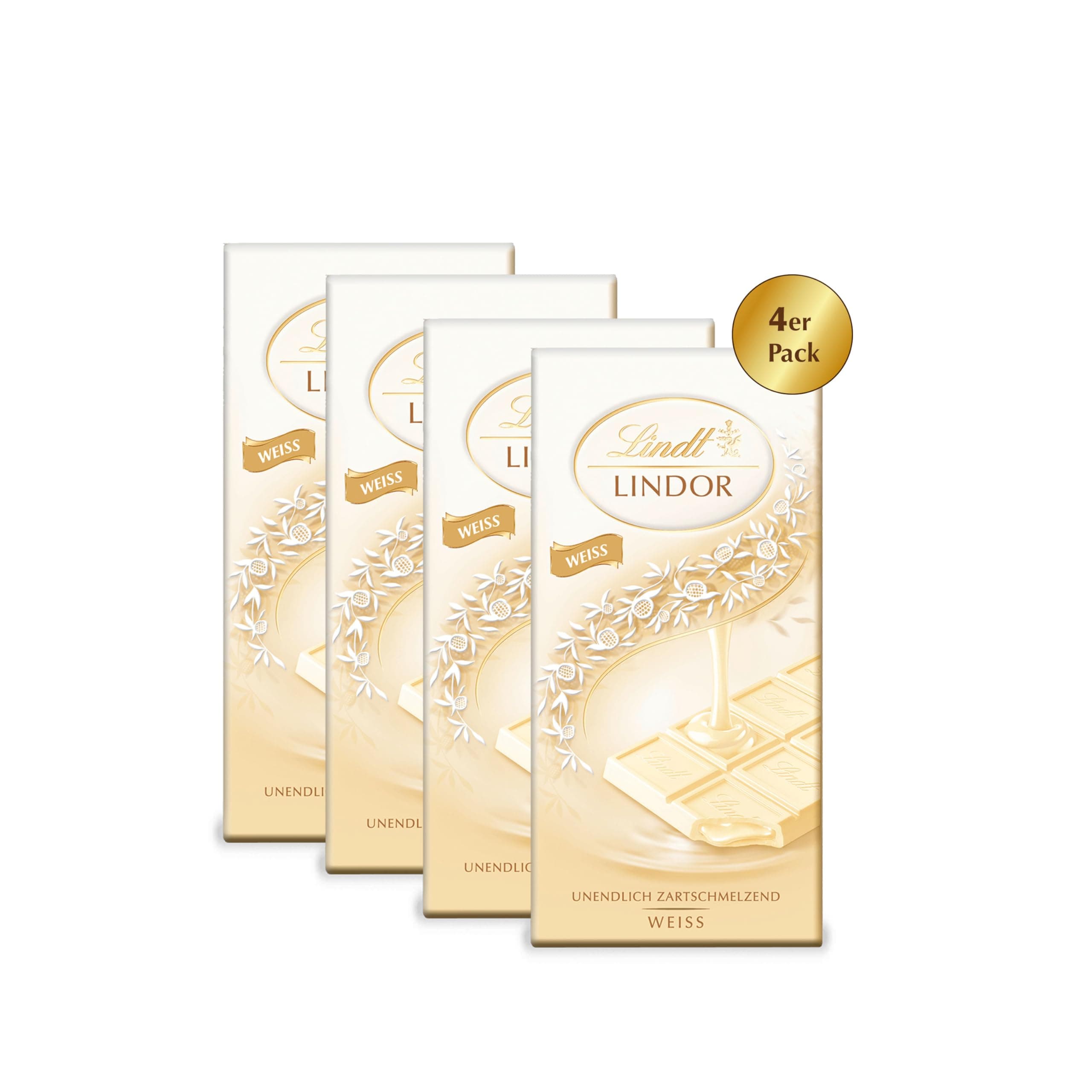 Lindt Lindor White Chocolate Bar Weiss,100 Gram