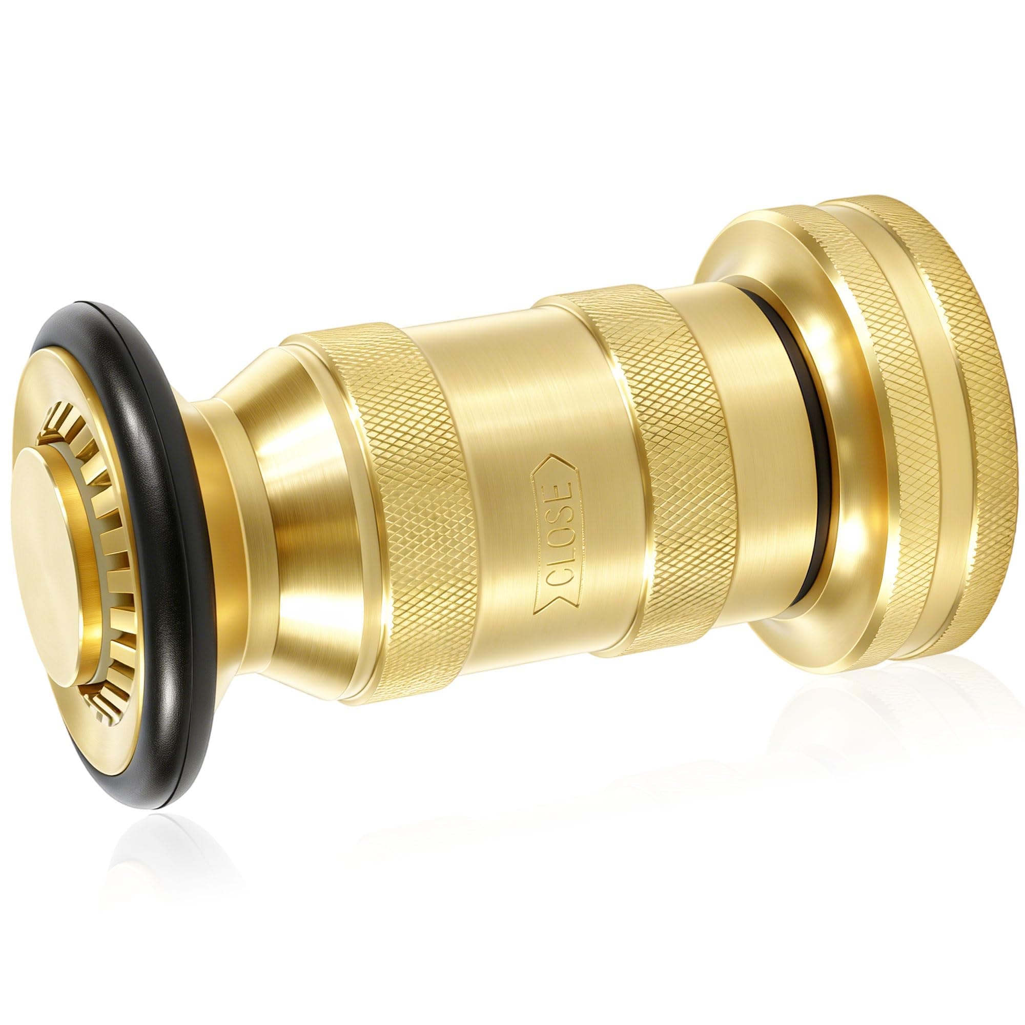 1-1/2" NST/NH Fire Hose Nozzle 100 psi 85 gpm Brass Fire Equipment Heavy Duty Industrial Jet Fog Spray Nozzle FHSN05B