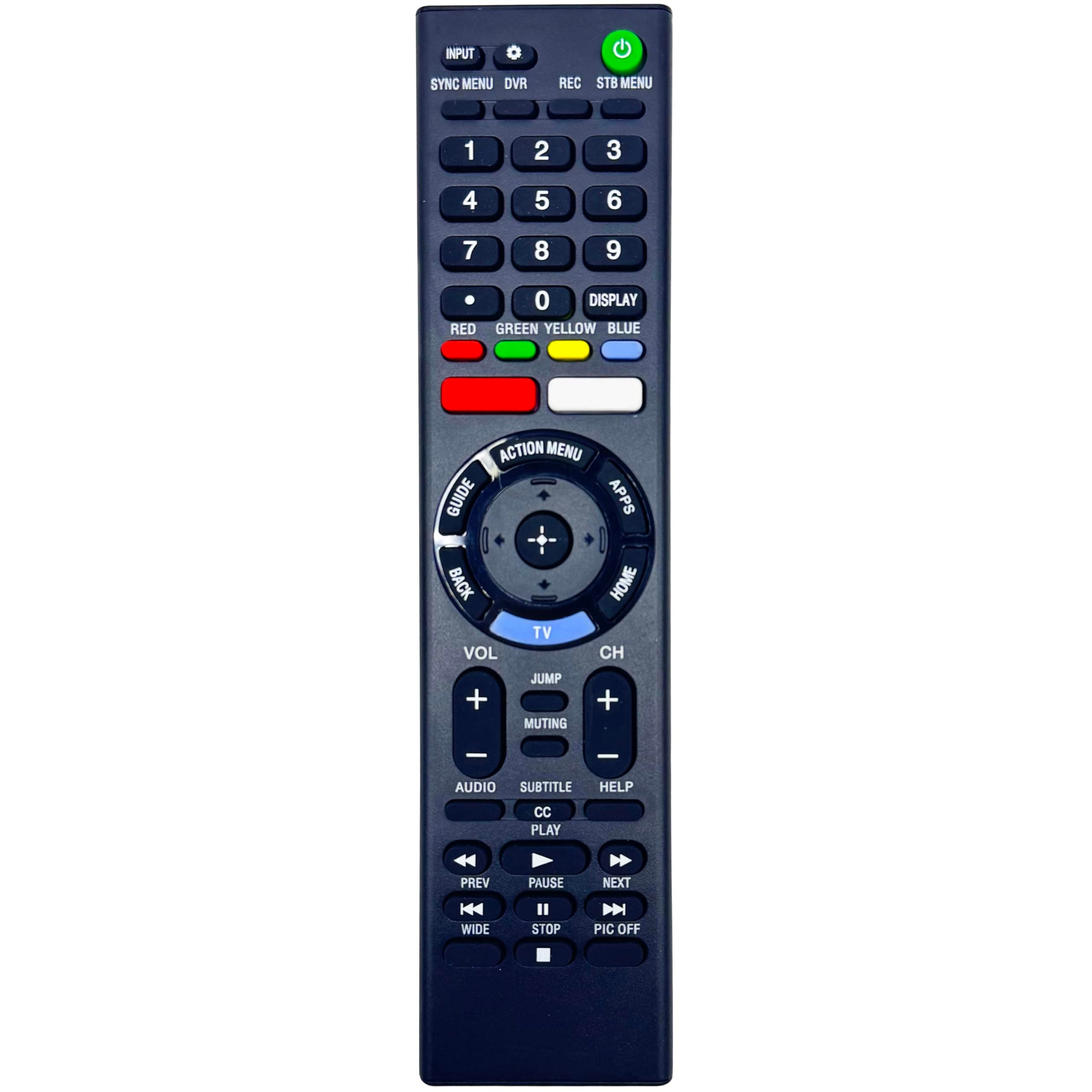 TV Remote Control Replacement for Sony RMF-TX220U, RMF-TX300U, RMF-TX310U, KD-43X750F, 49X750F, 55X750F, 55X755F, XBR-43X800E, 49X800E, 49X900F, 55X850F, 55X900F and All Bravia TVs