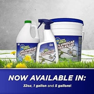 Green Gobbler 20% Vinegar Weed & Grass Killer | Natural and Organic | Concentrated | 32 fl. oz. Spray | Glyphosate Free Herbicide