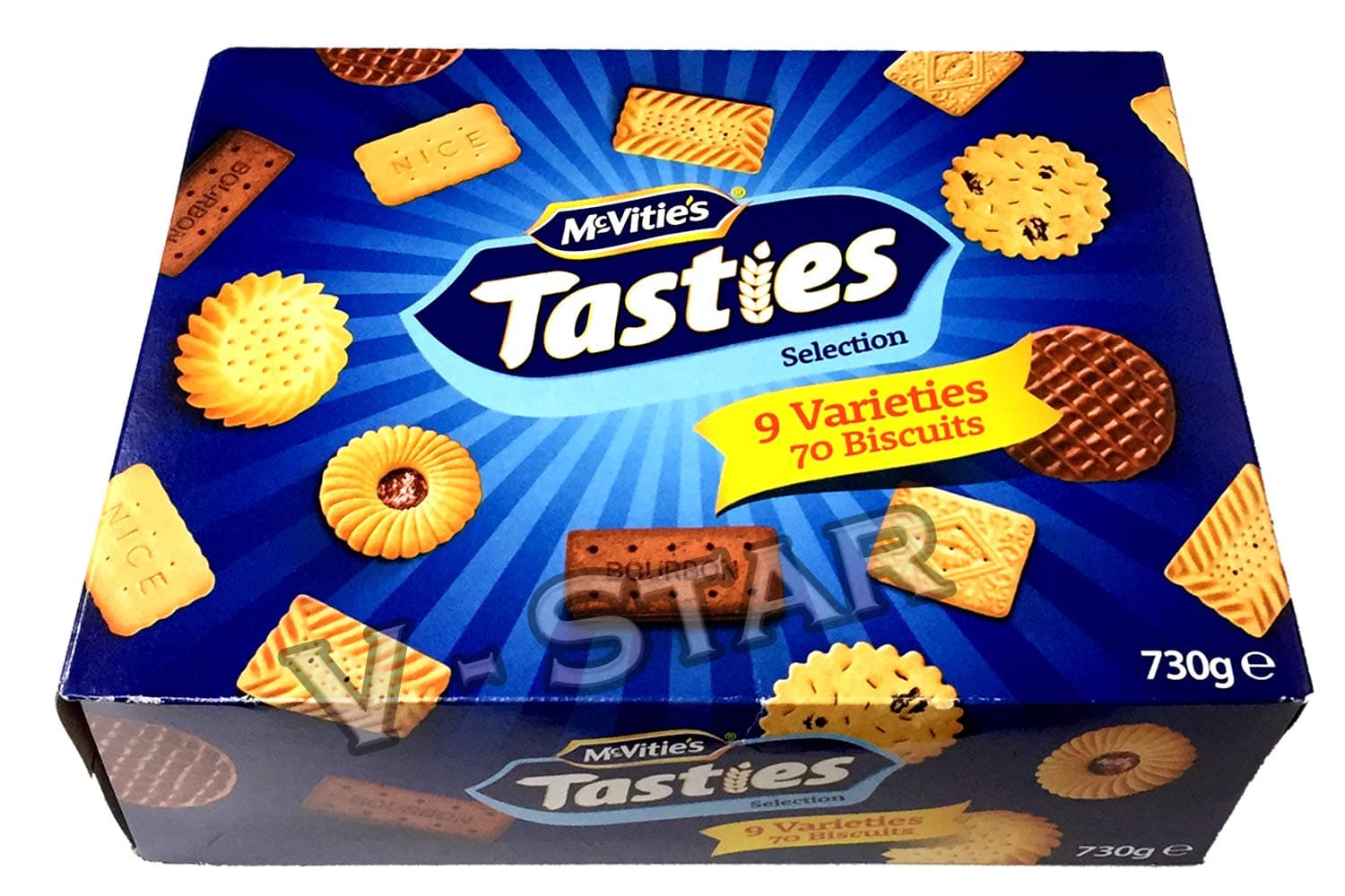 Tasties Biscuits Selection, 730g