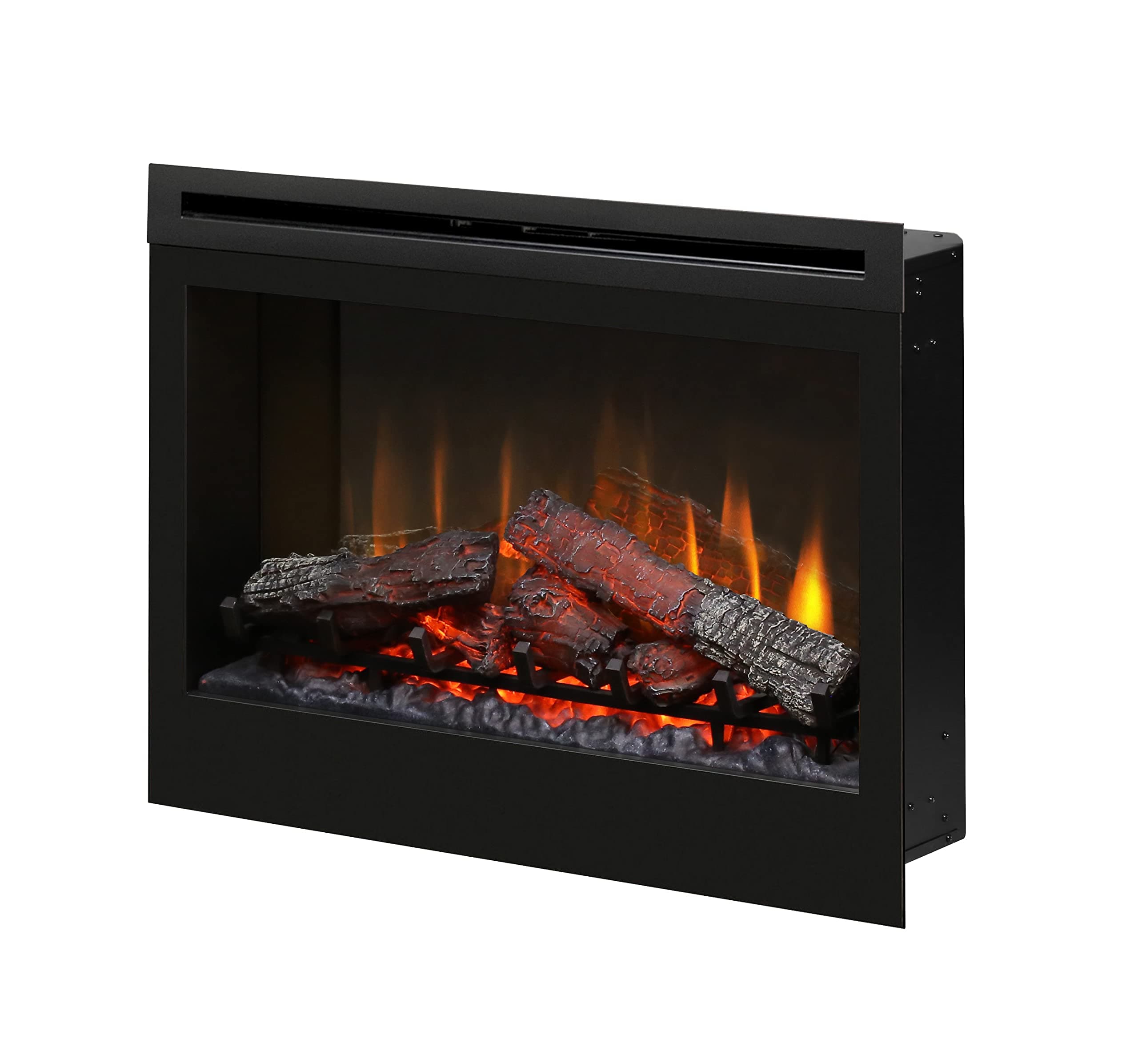 DF Series 33" Electric Log Firebox Insert (Model: DF3033ST), 3412 BTU, 120 Volt, 1000 Watt, Black