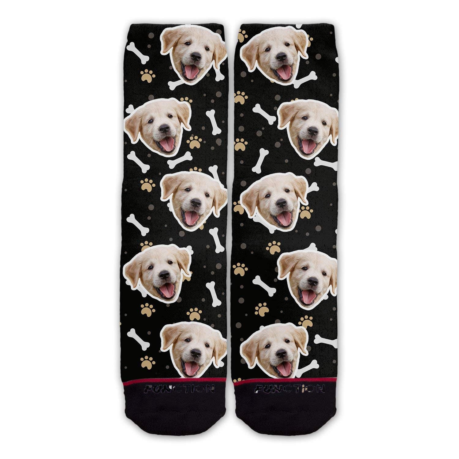 Function - Custom Dog Face Pattern Fashion Socks