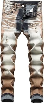 mens Skinny Stretch Jeans for Men Casual Pants