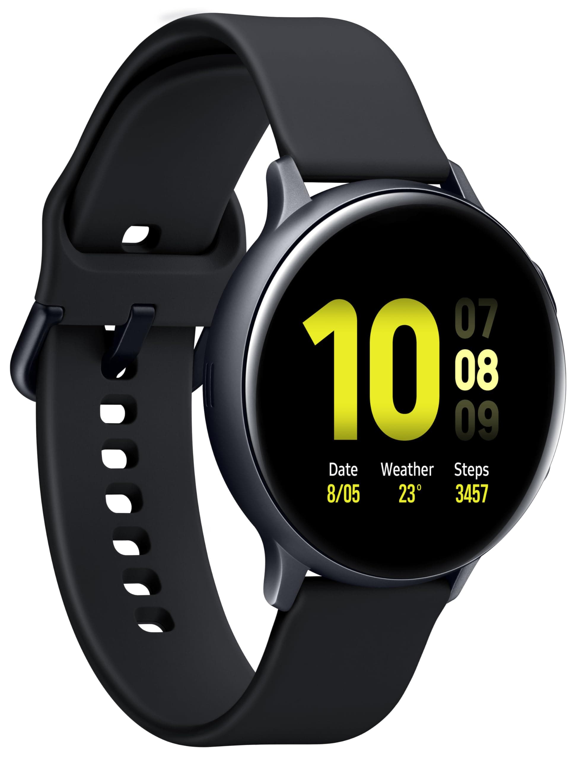 Samsung Galaxy Watch Active2 smartwatch 44mm - Black SAMOLED 3.43 cm (1.35") GPS (satellite) Galaxy Watch Active2, 3.43 cm (1.35"), SAMOLED, Touchscreen, GPS (satellite), 30 g, Black