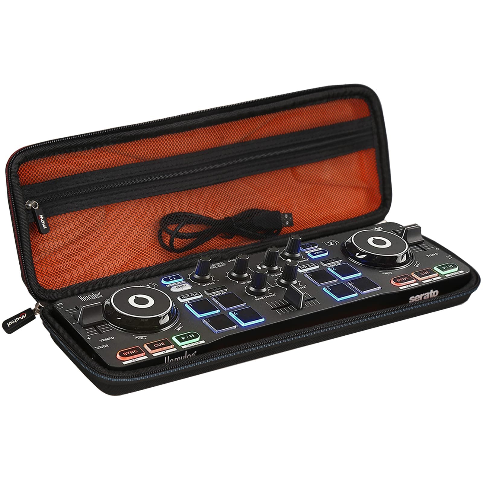 Hard Portable Case Compatible with Hercules DJControl Starlight Pocket USB DJ Controller,Case Only