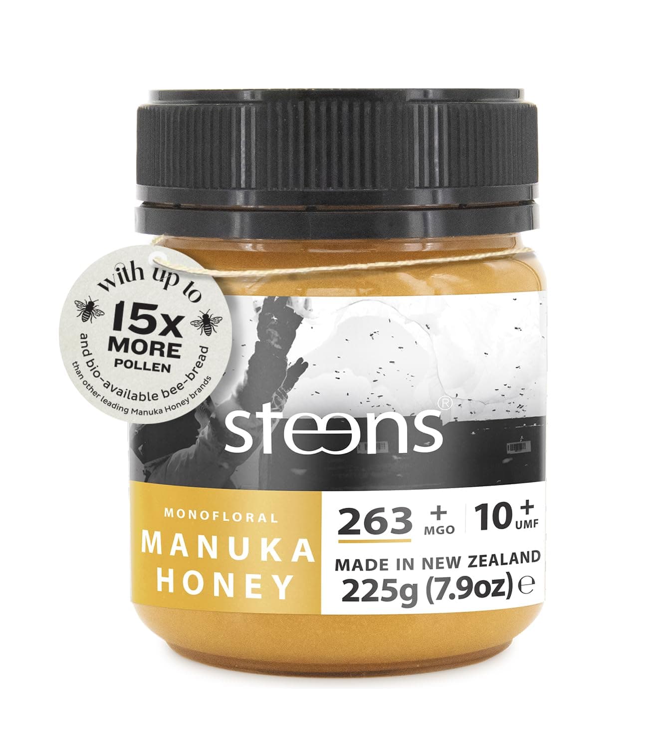 Steens Raw Manuka Honey, 225g