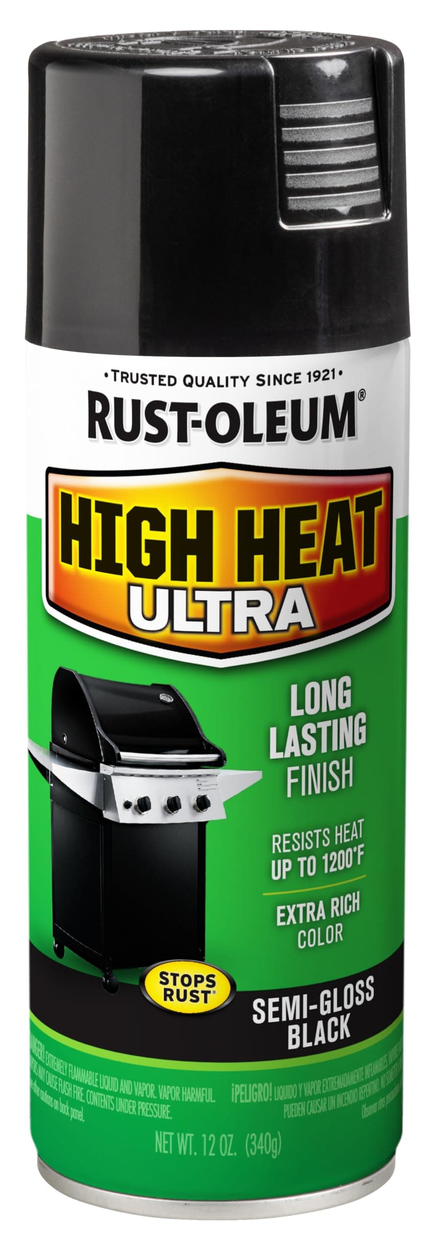 High Heat U/C Black 12Oz