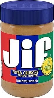 Jif Extra Crunchy Peanut Butter, 28 Ounces (Pack of 10)