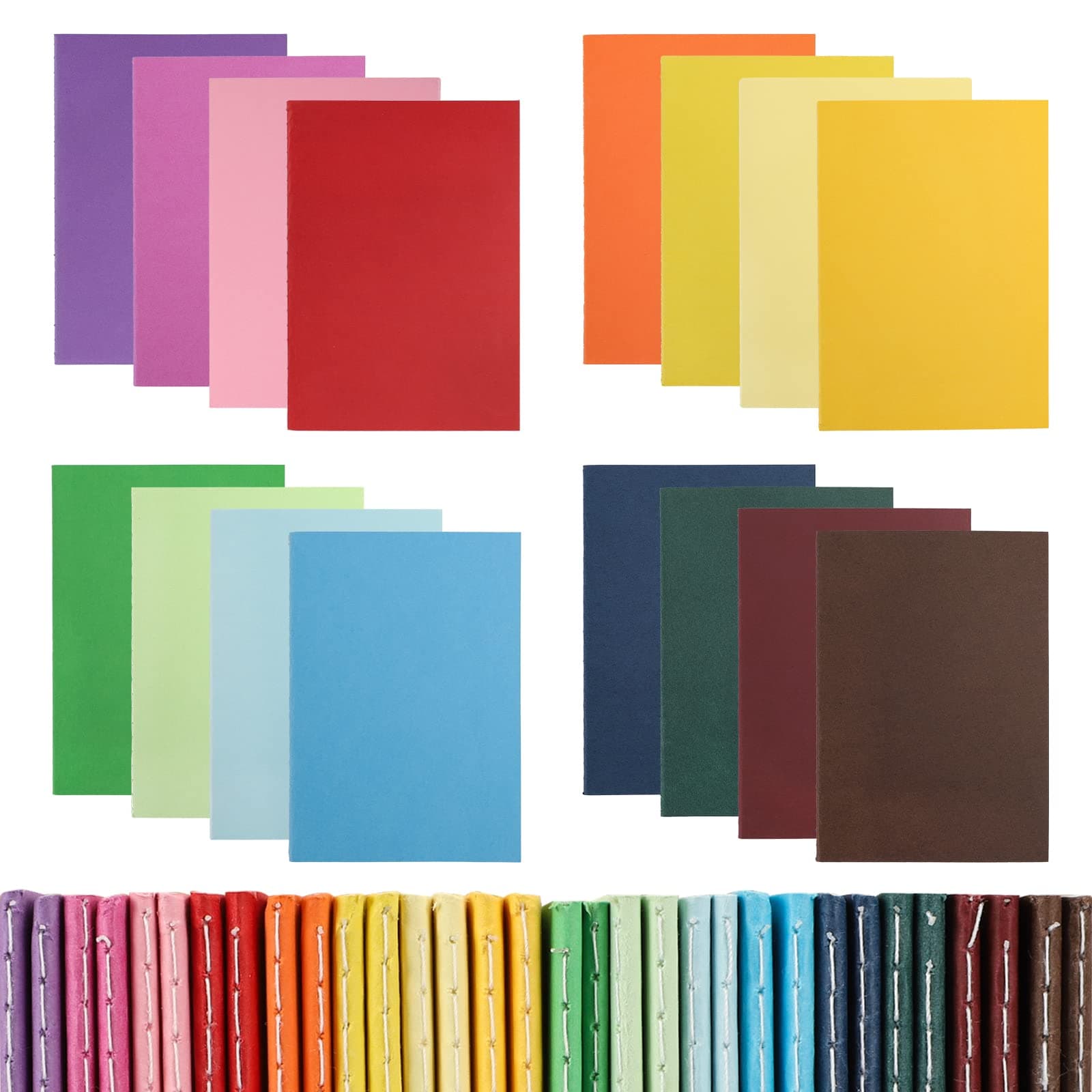 32pcs colorful small notebooks