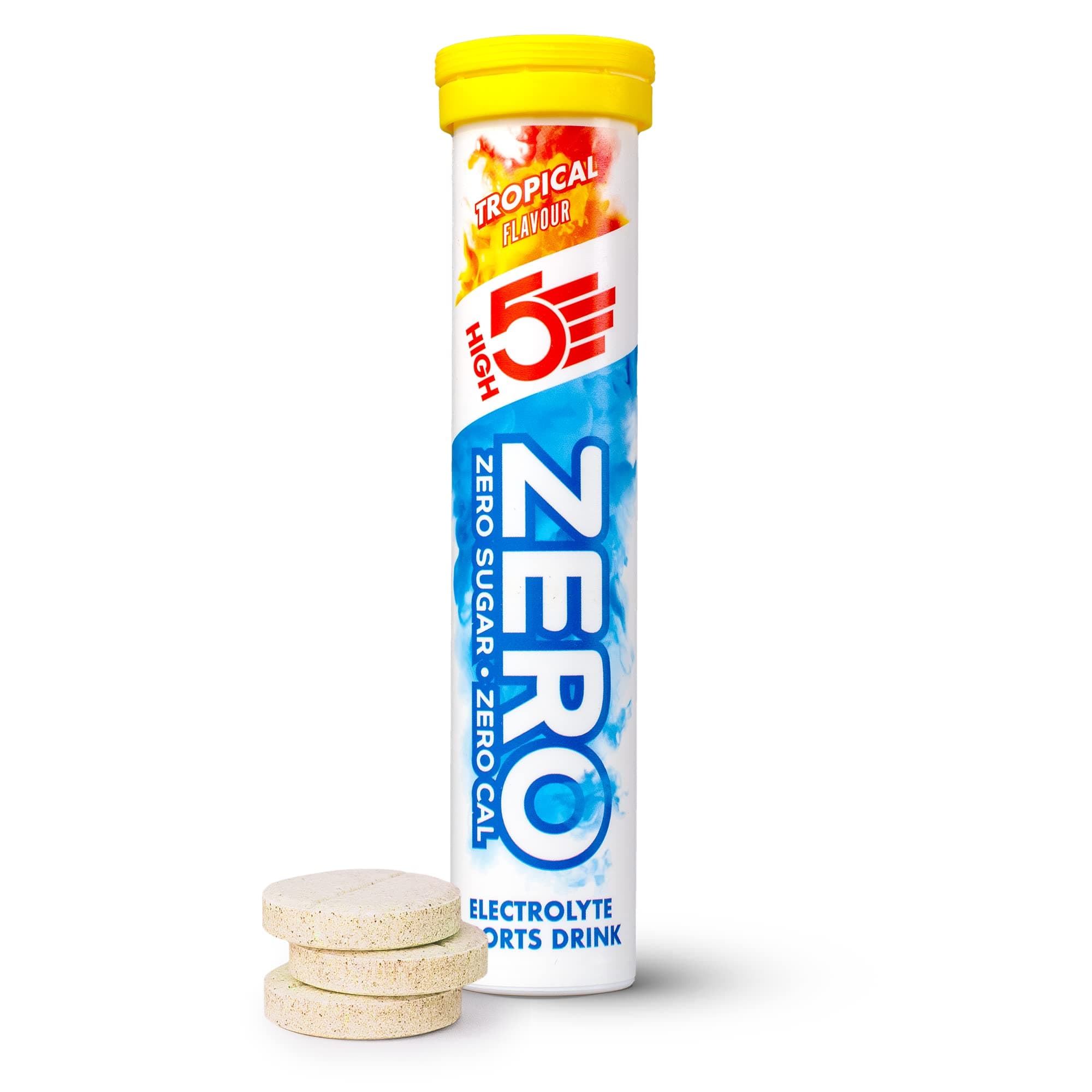 ZERO Electrolyte Tablet - Hydration Tablets Enhanced with Vitamin C - 0 Calories & Sugar Free - Boost Hydration, Performance & Wellness - Tropical, 20 Tablets (20x, Pack of 1)