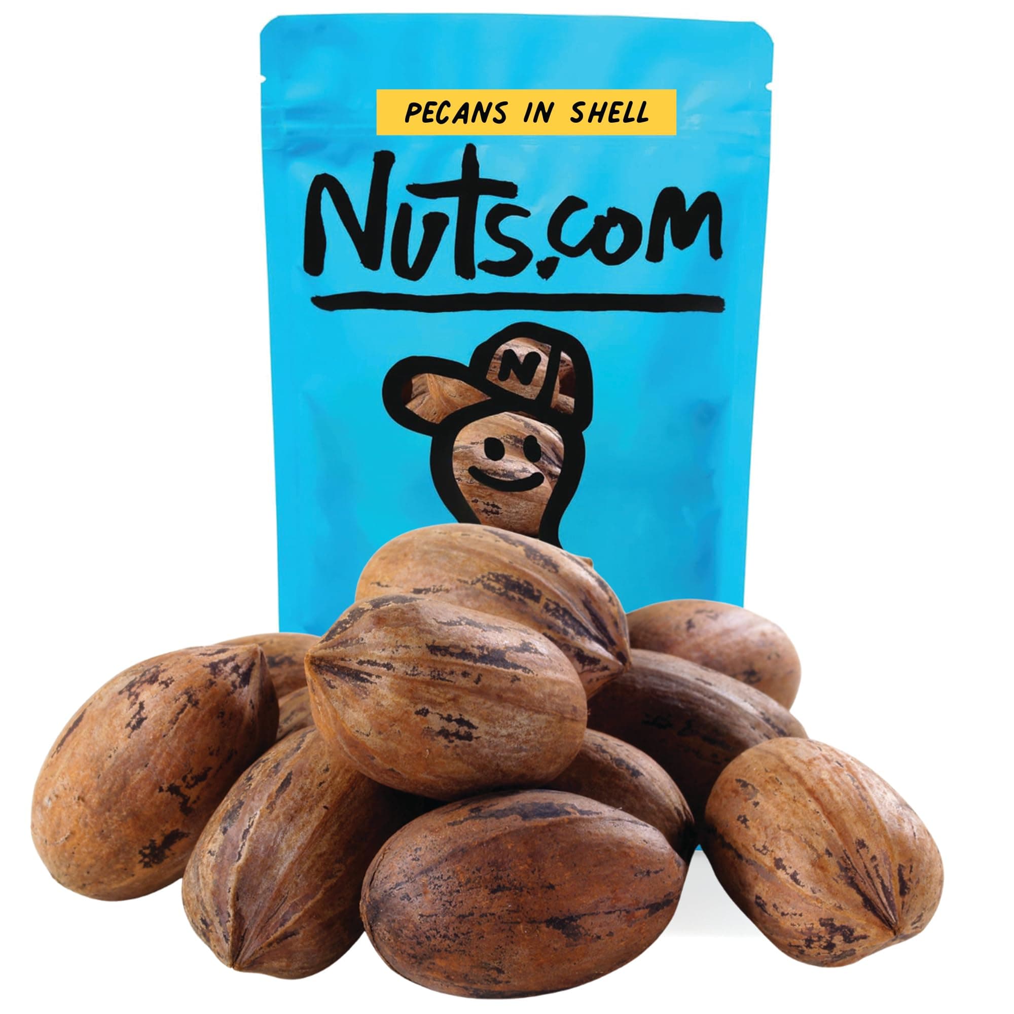 Nuts.com Pecans in Shell, 1lb Bag – Naturally Sweet, Raw, Fresh & Crunchy Nuts in Hard Shell – High in Fiber, Protein, and Healthy Fats
