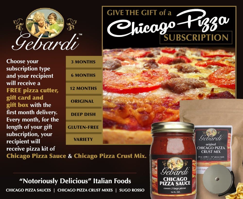 Chicago Pizza Subscription (6 Month Deep Dish)