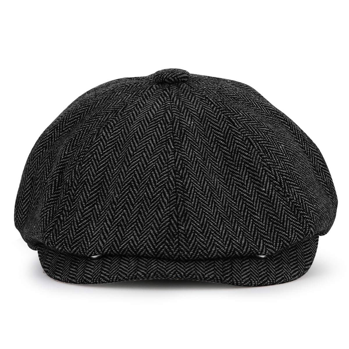 Newsboy Cap Baker Boy Hat Flat Caps - 8 Panel Peaky Herringbone Tweed Gatsby Hat Ivy Irish Cap for Men and Women