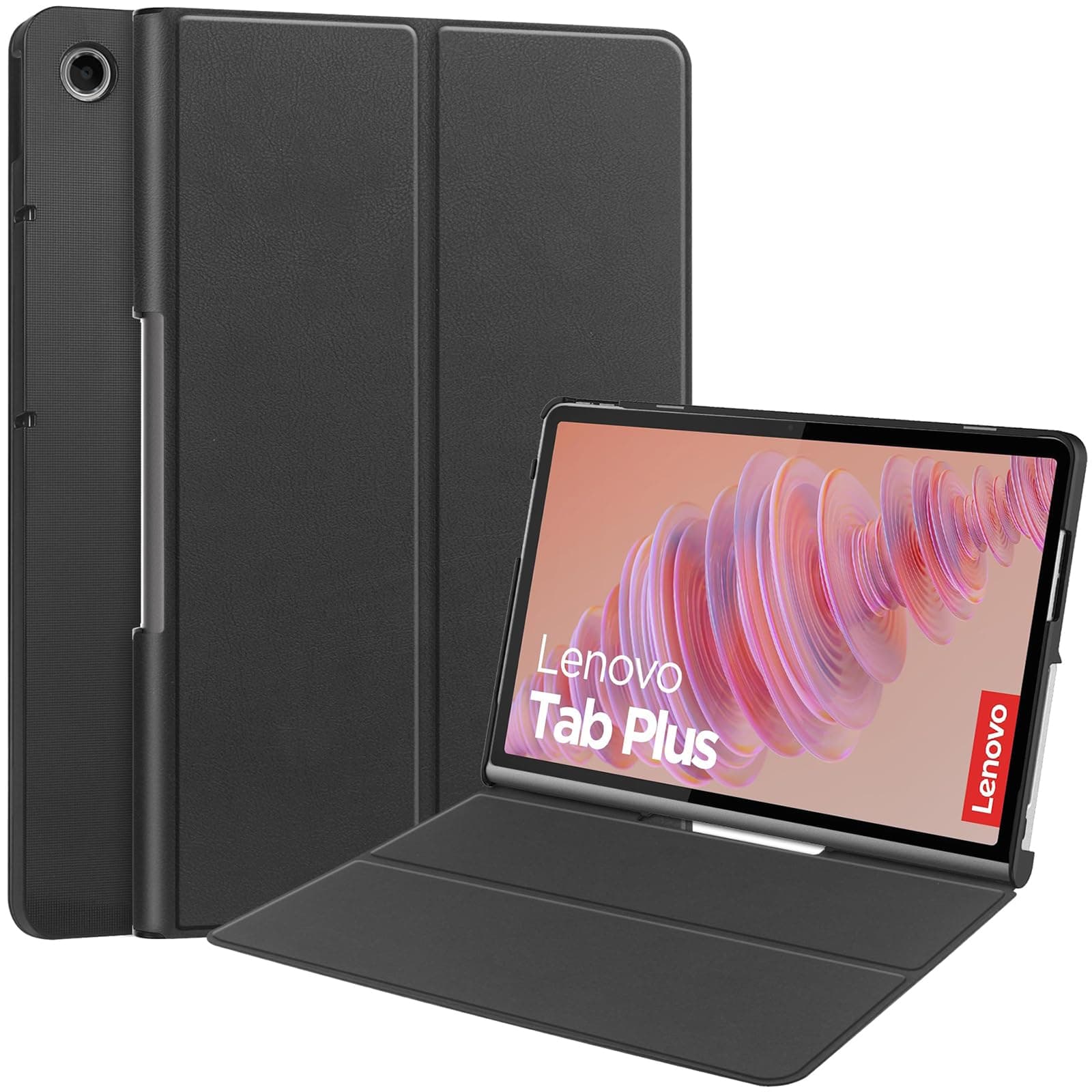 Tablet Case for Lenovo Tab Plus 11.5 Inch 2024, Hard Shell Smart Cover for 11.5" Lenovo Tab Plus 2024 Release -Black