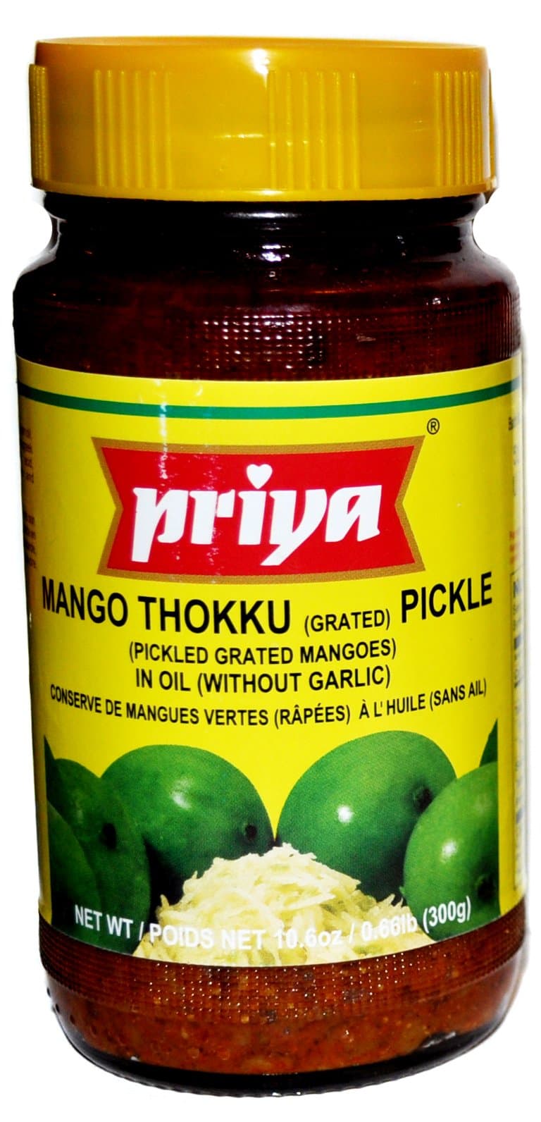 Mango Thokku (grated) Pickle (without garlic) - 10.6oz