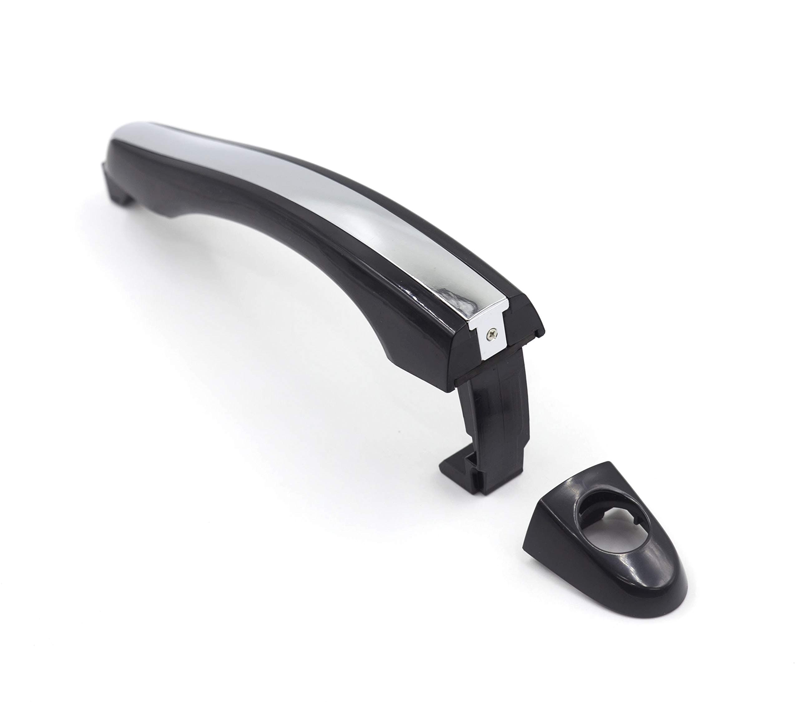 Exterior Outer Door Handle Chrome/Black Front Driver Left for Hyundai Azera 2006 2011