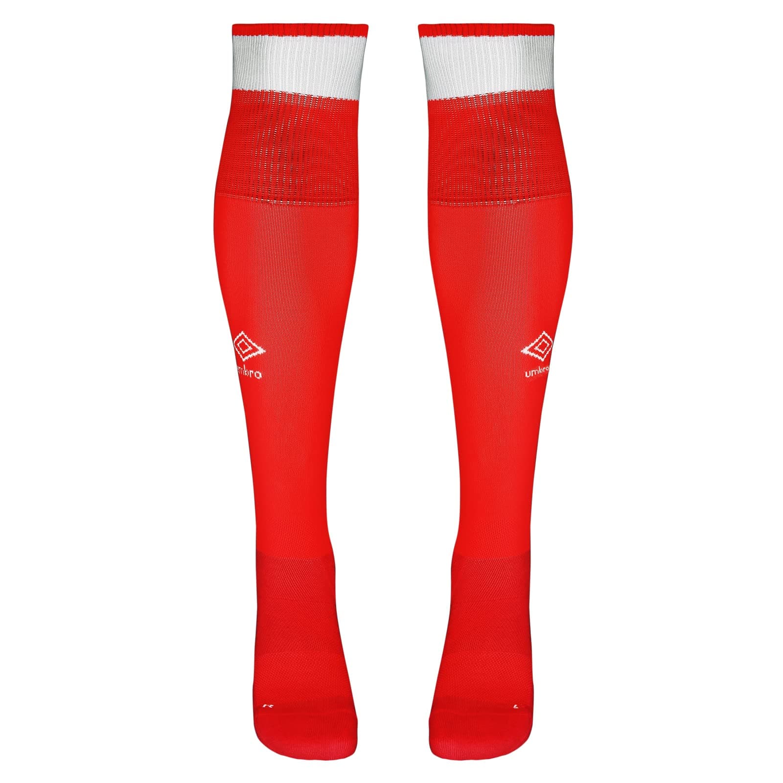 UMBRO VIER SOCK, SOCKS, VERMILLION/WHITE, Size-L