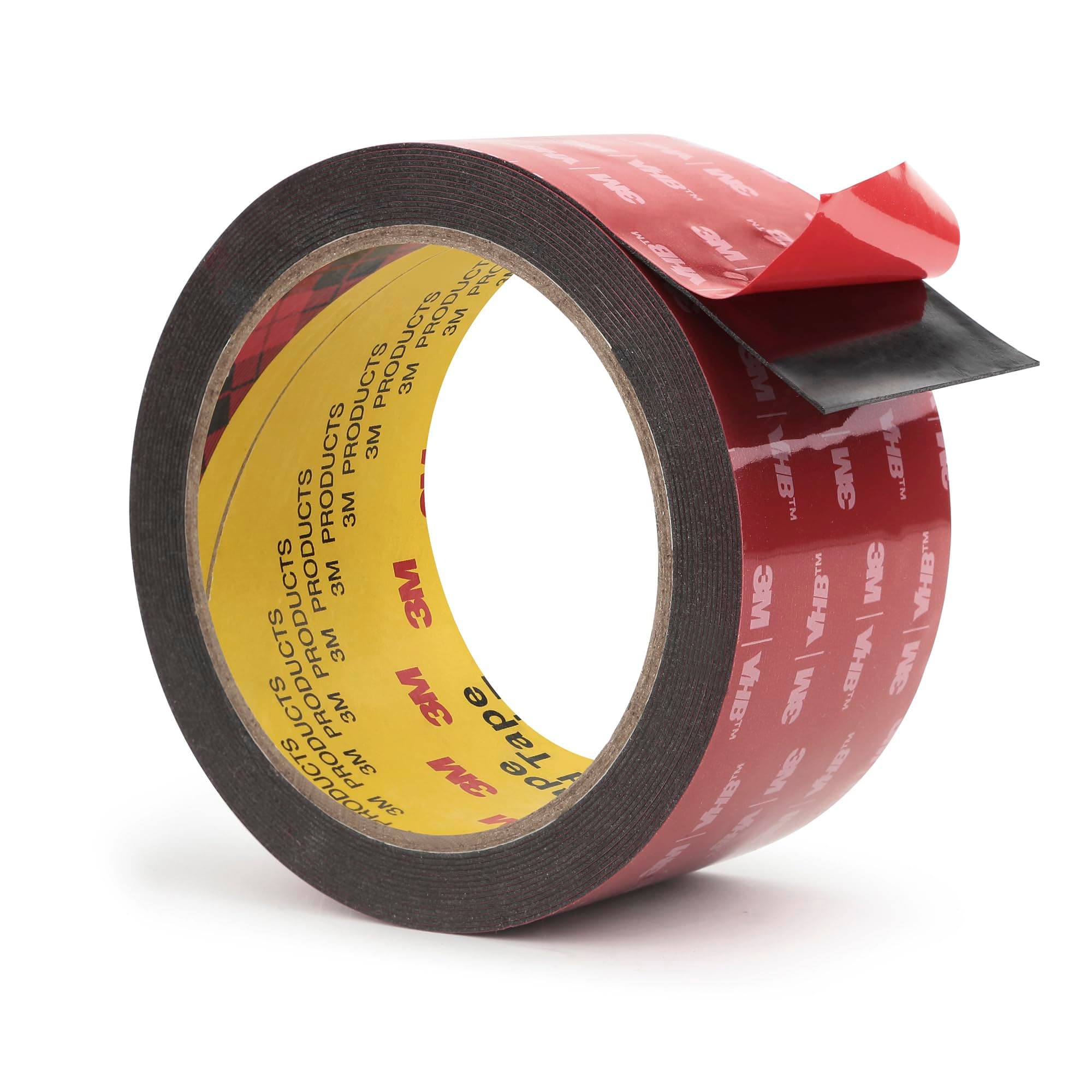 Double Sided Mounting Tape 2'' x 10Ft 1.1mm Thickness 5952 3M VHB Heavy Duty Adhesive Waterproof Foam Tape for Car Home Office Deco Color Black(5952C)