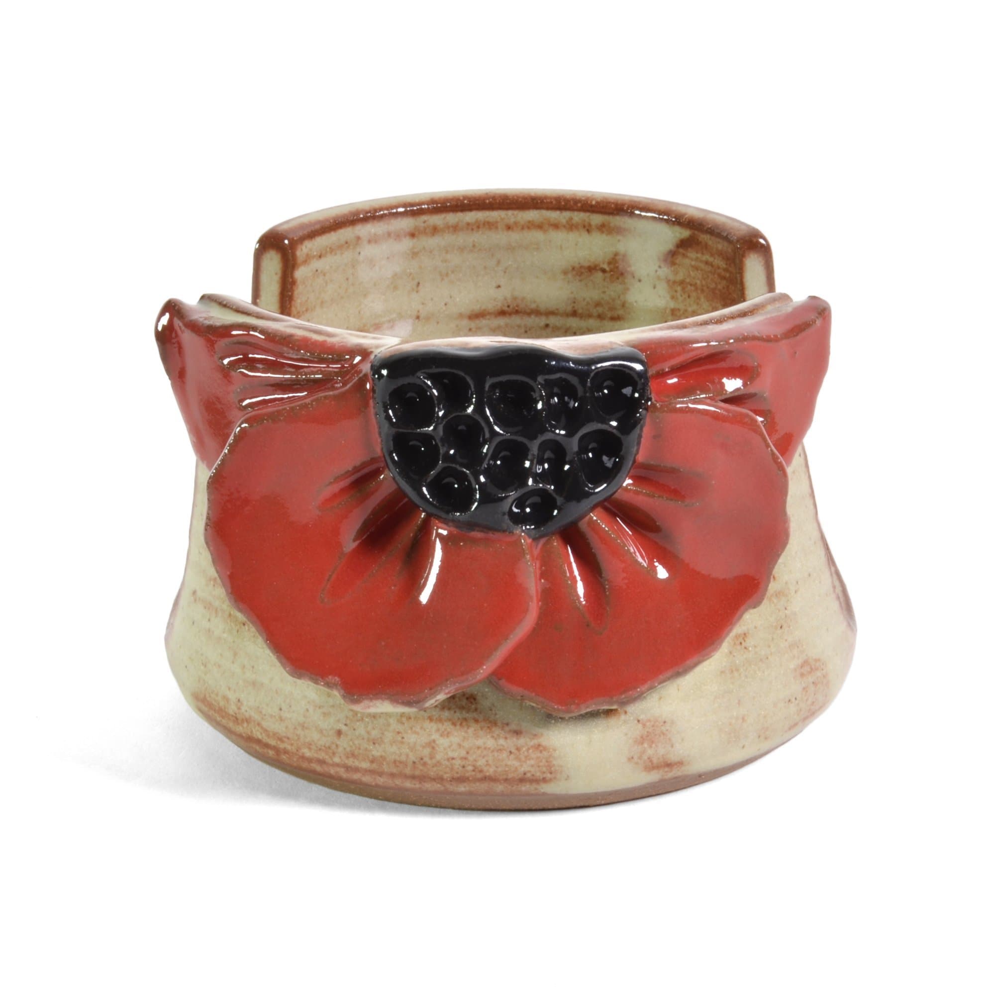 Red Poppy Sponge Holder