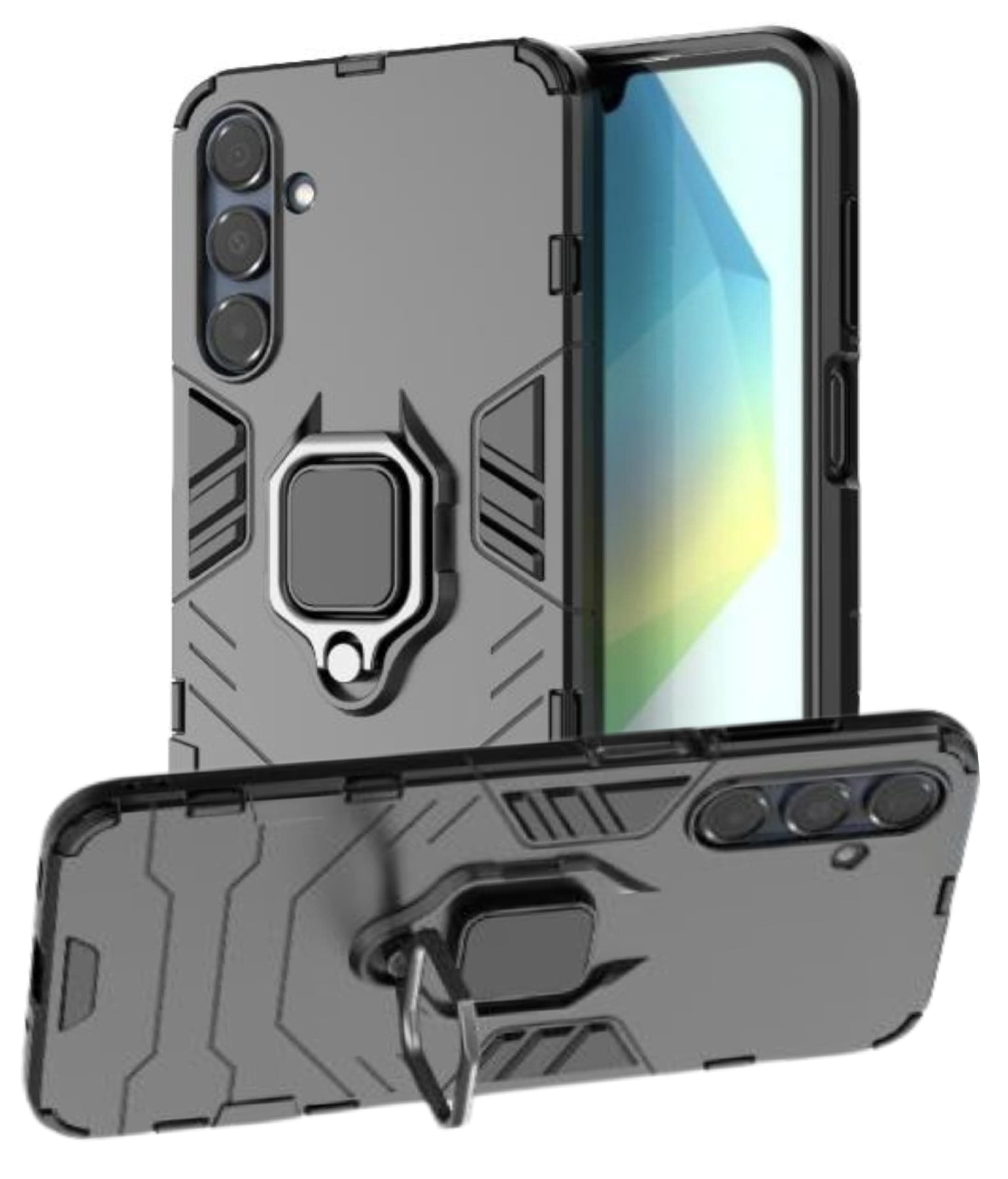SPAZY CASE® Samsung Galaxy A36 5G Back Cover | Dual Layer Armor Defender Full Body Protective + PC Hybrid Kickstand Back Case for Samsung Galaxy A36 5G