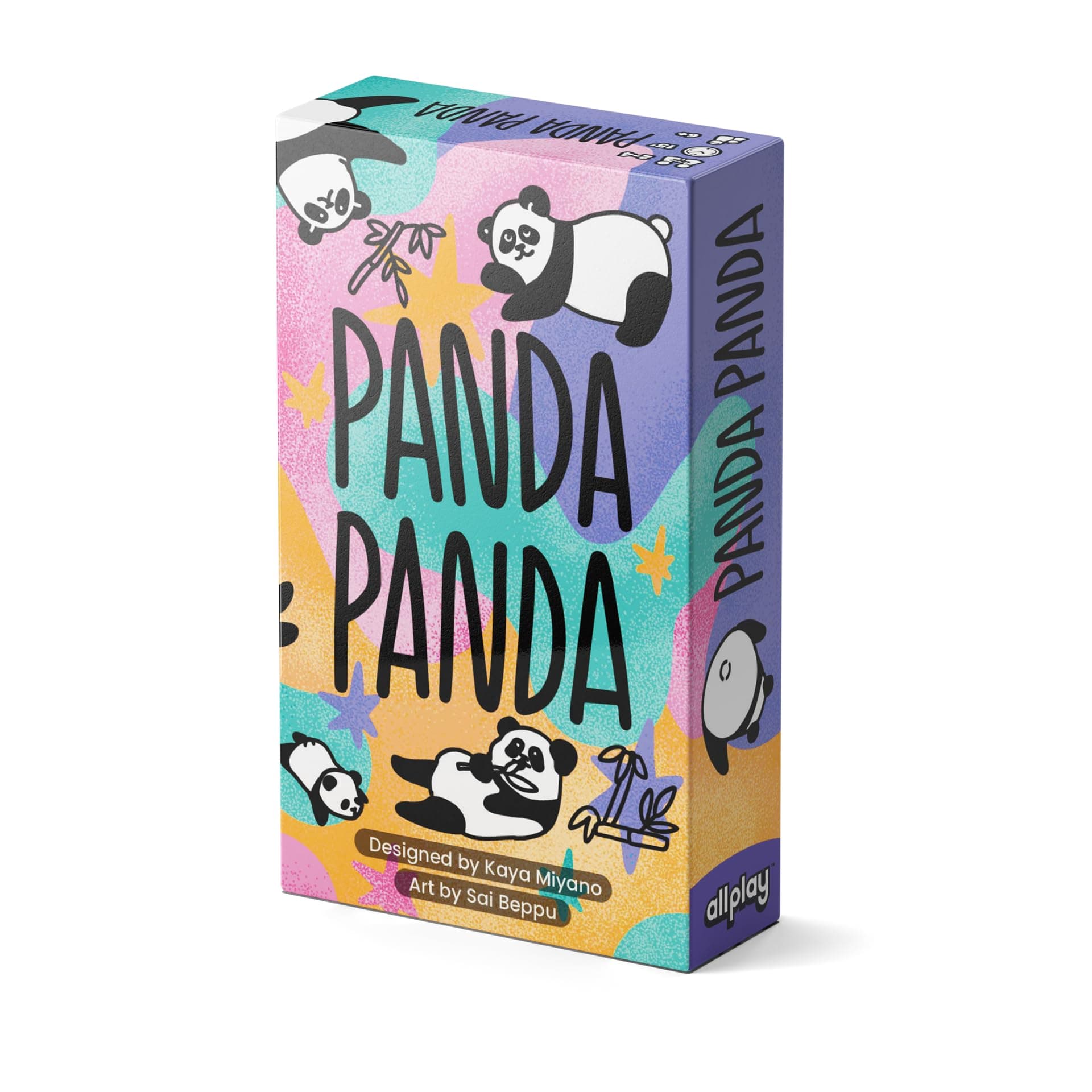 Allplay Panda Panda Board Game - Tiny Box Card Game for Adults and Families - Hand Management - Fits in Your Pocket! - 15 Minutes - 2 to 4 Players