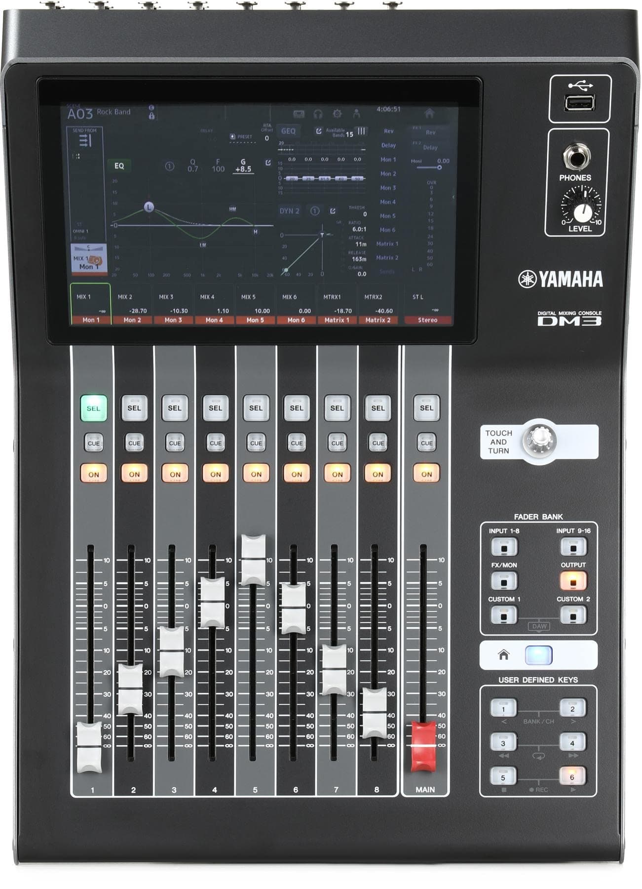 DM3 Standard 22 Channel Ultracompact Digital Mixing Console