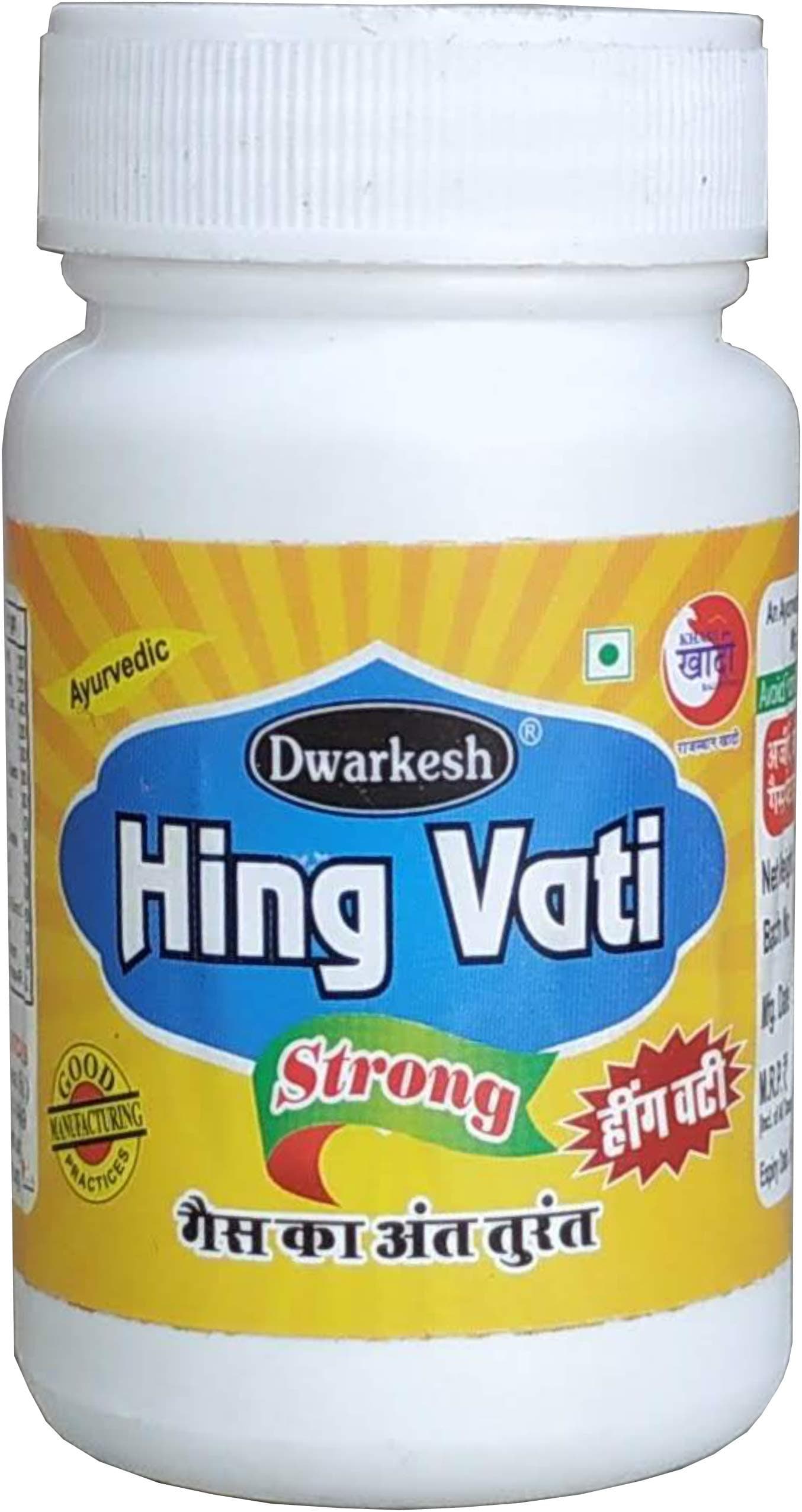 Dwarkesh Hing Vati Special 50GM ボトル(5個パック)