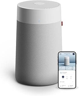 BLUEAIR Air Purifier for Rooms up to 86 m² | Blue Pure 3350i Max (311i Max) - Smart, Quiet, HEPASilent Technology, Removes Allergens, Pet Dander, Dust, Smoke & Mold