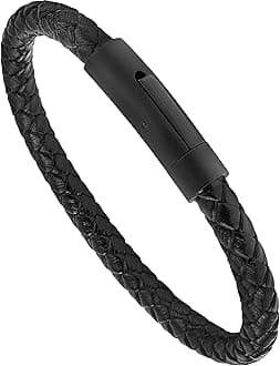 LUXAR Men’s Matte Black Solid Onyx Beaded Bracelet | Brushed 18K Gold Plated Signature Bead | Minimalist, Designer Jewelry for Men