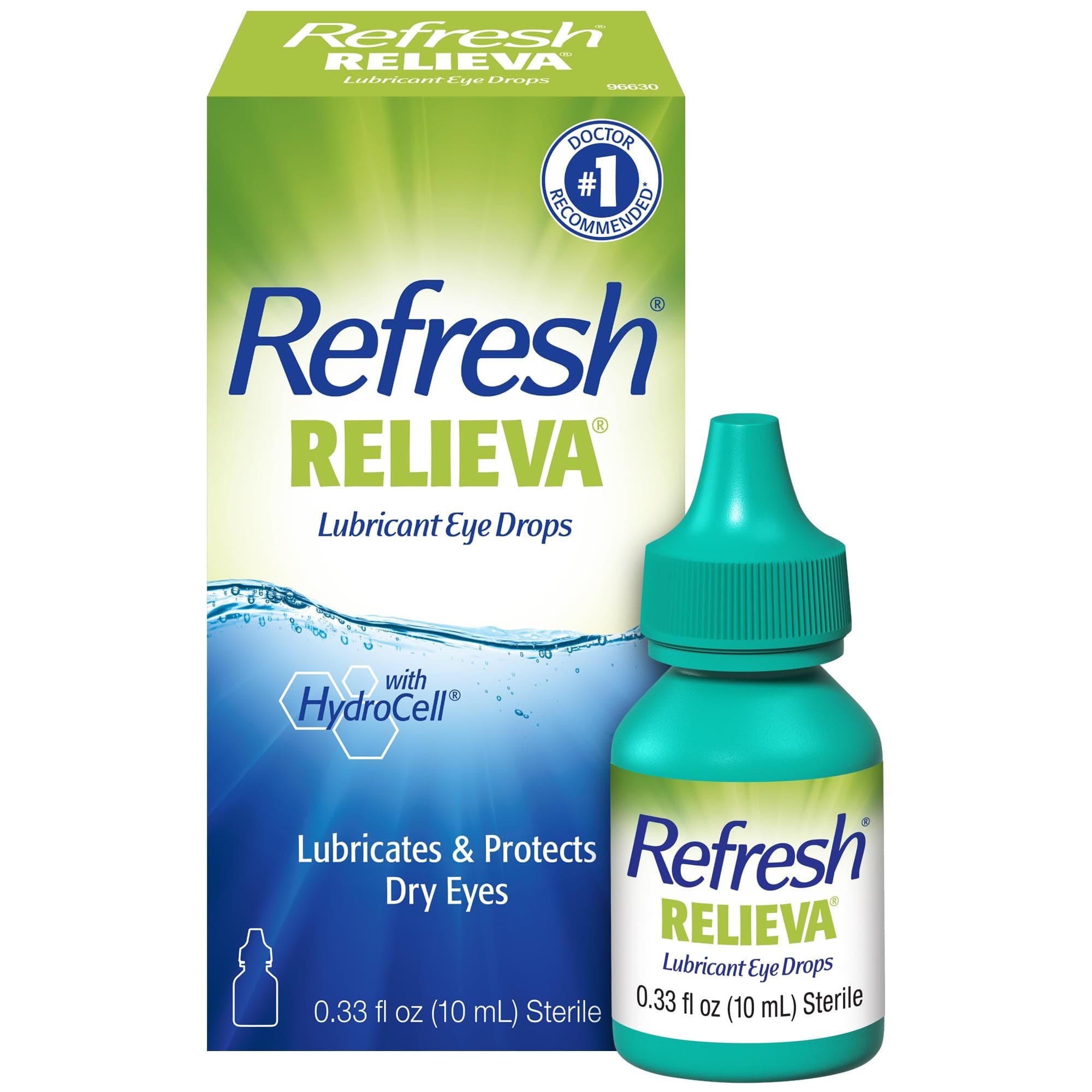 Refresh Relieva Lubricant Eye Drops, 0.33 Fl Oz (10ml) Sterile